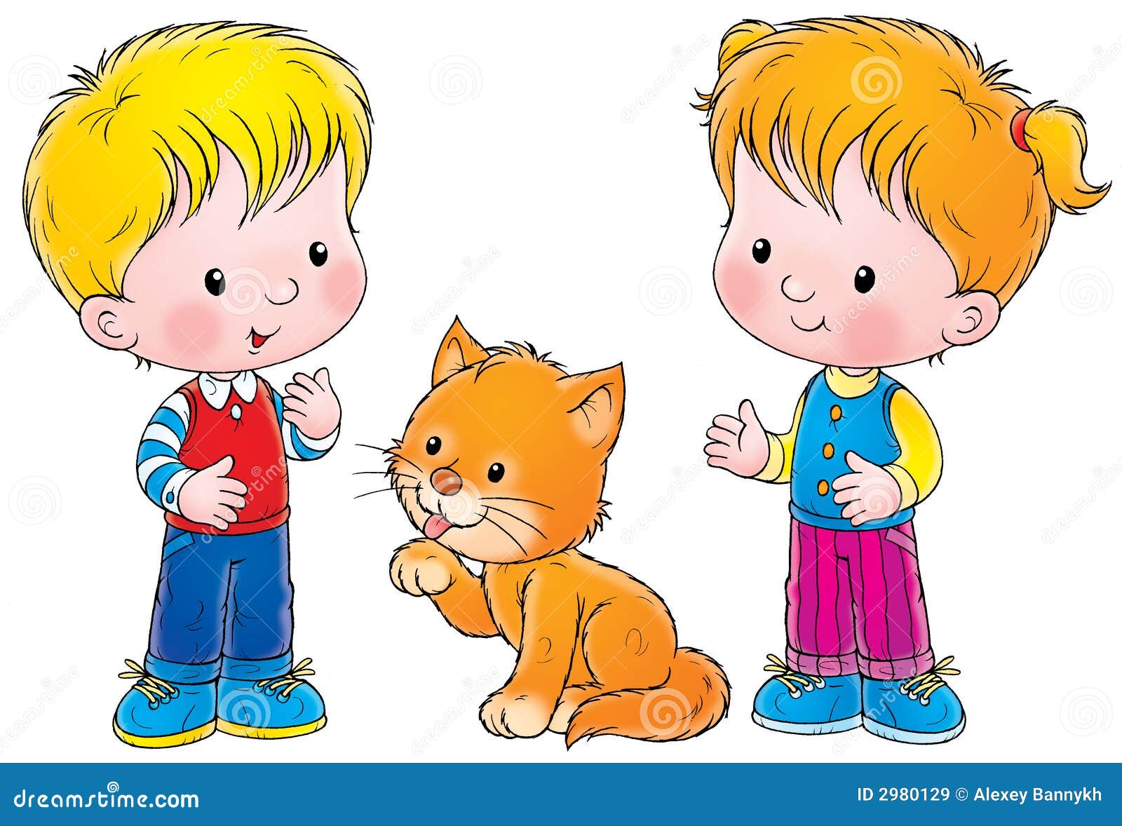 clipart girl with cat - photo #23