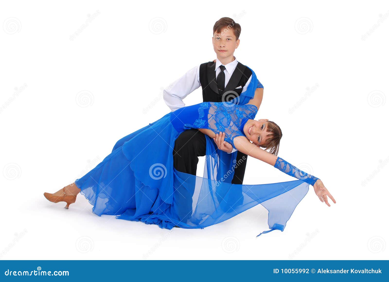 Boy And Girl Dancing Ballroom Dance Stock Photography Image 10055992