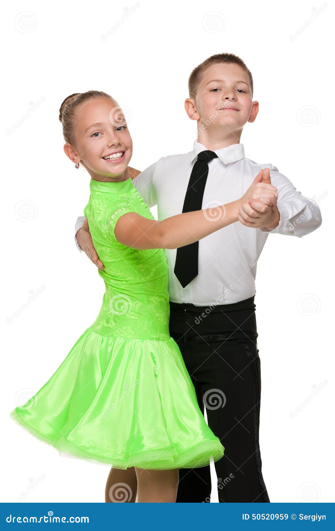 Boy And Girl Are Dancing Together Stock Photo Image 50520959