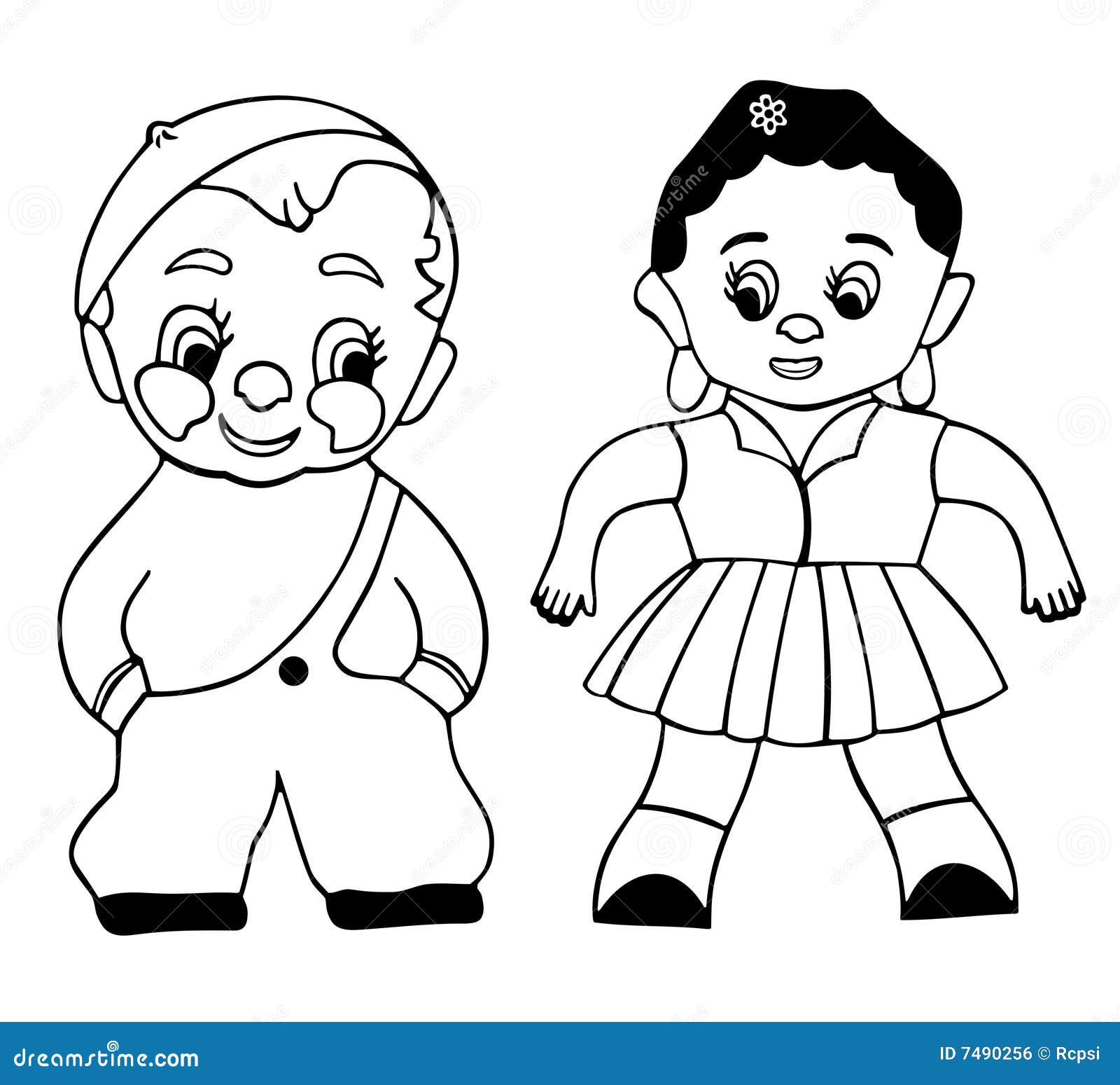 Boy Girl Kids Outline Stock Illustrations 4 556 Boy Girl Kids Outline Stock Illustrations Vectors Clipart Dreamstime