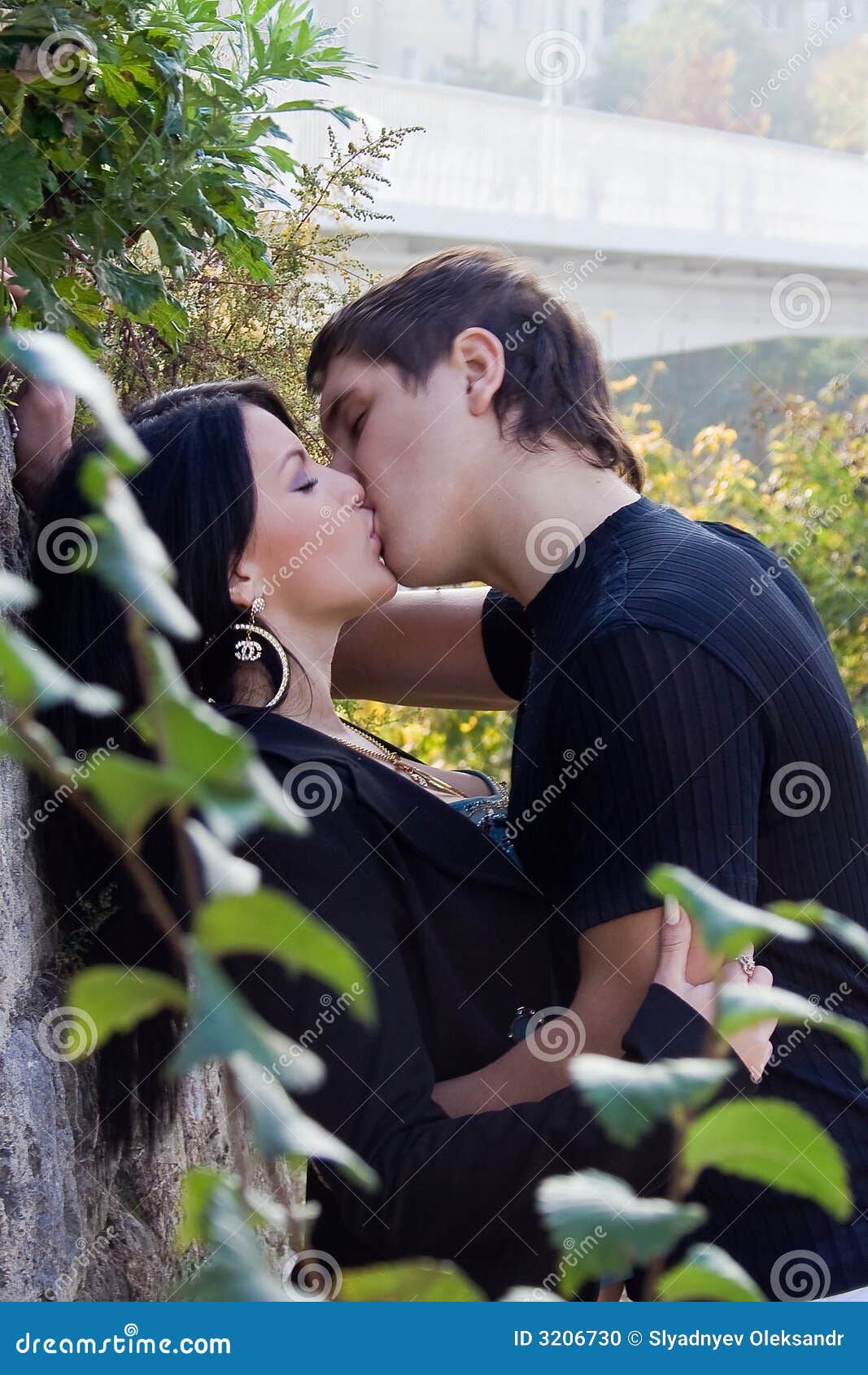 Boy And A Girl Kissing