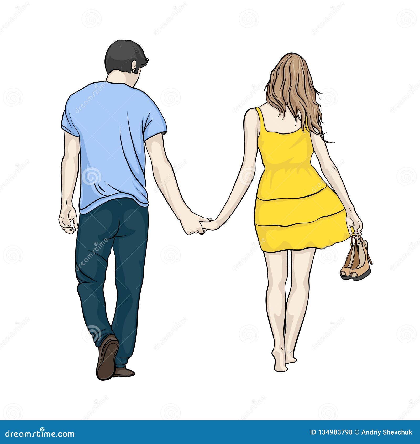 Boy Girl Walking Stock Illustrations 10 408 Boy Girl Walking Stock Illustrations Vectors Clipart Dreamstime