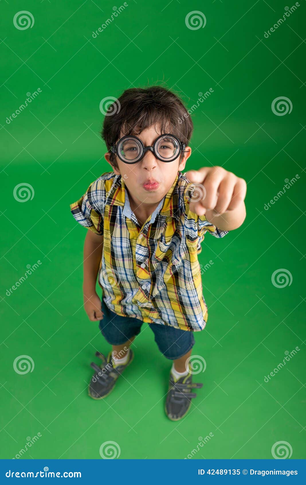Boy in glasses stock image. Image of bright, cute, facial 42489135