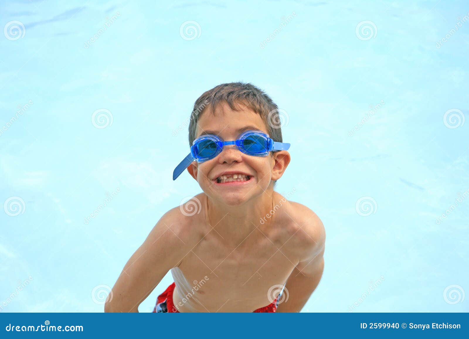 Boy with Goggles on stock photo. Image of happiness, eyes 2599940