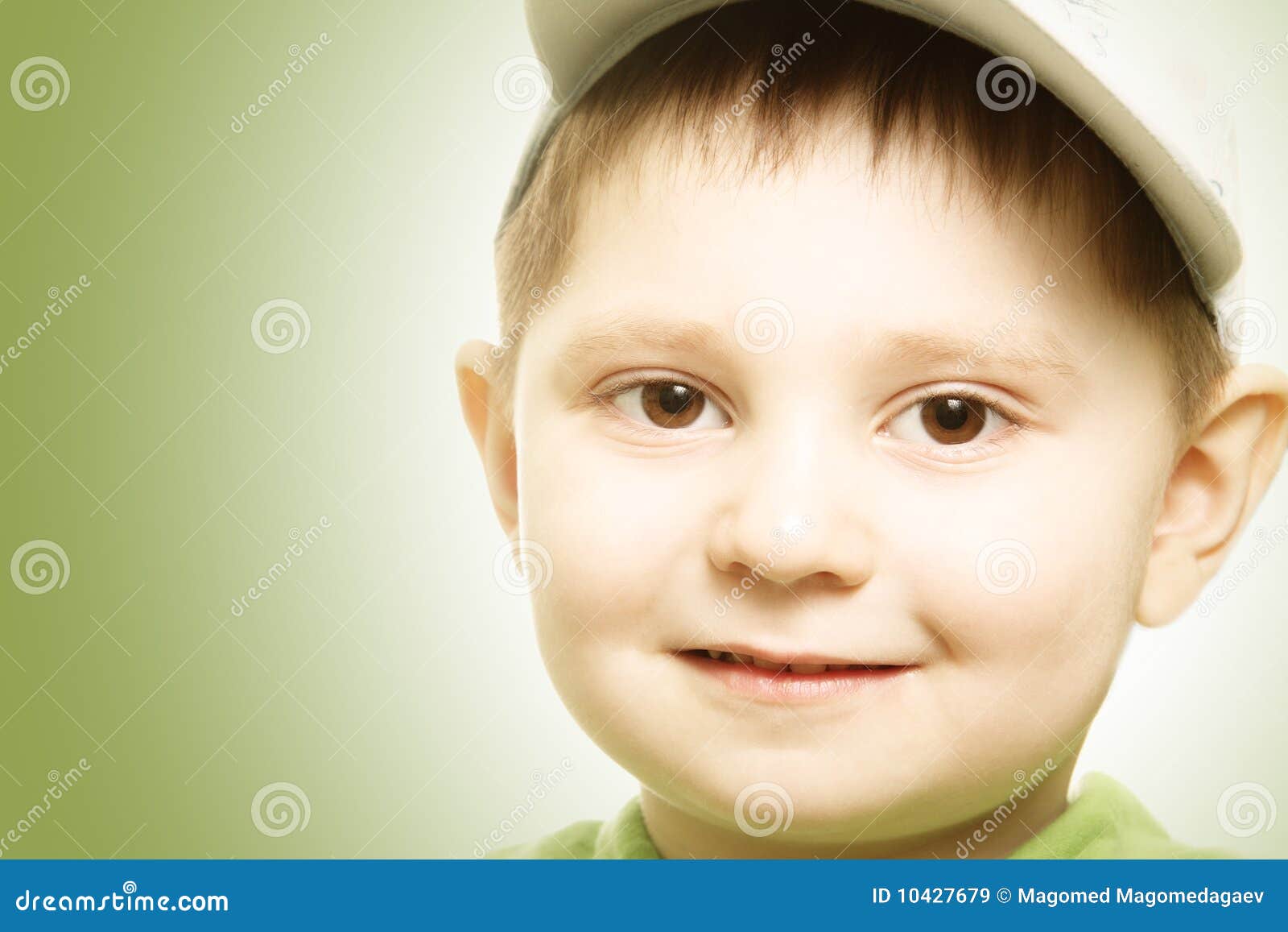 Boy in green stock image. Image of smile, young, caucasian 10427679