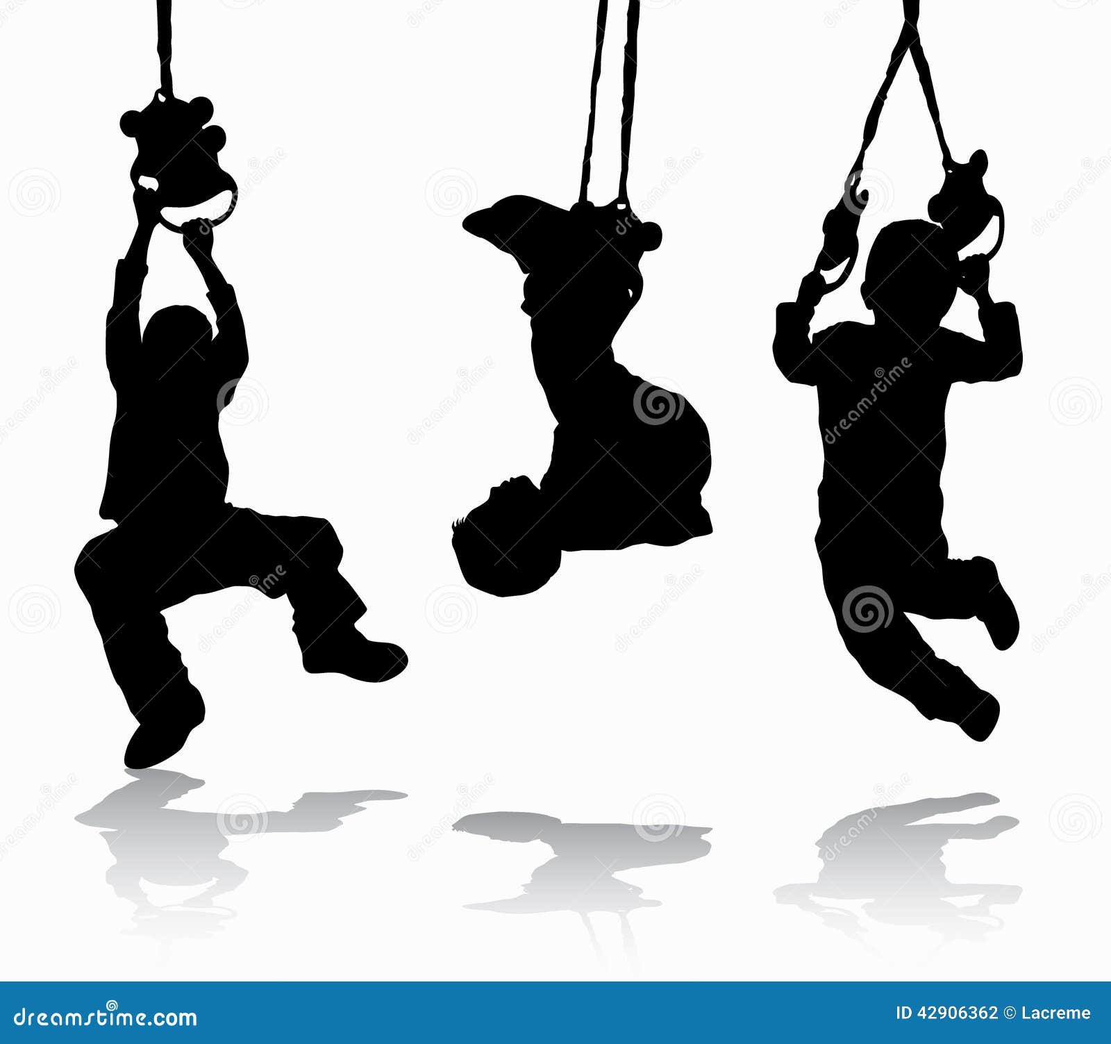 Download Boy gymnastic silhouette stock vector. Illustration of ...