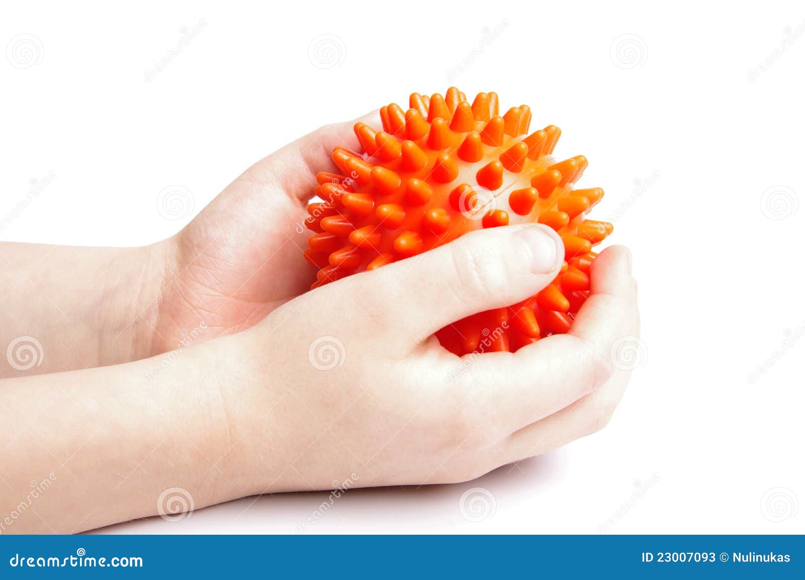 Boy Hands with Massage Ball Stock Image Image of round, relaxation