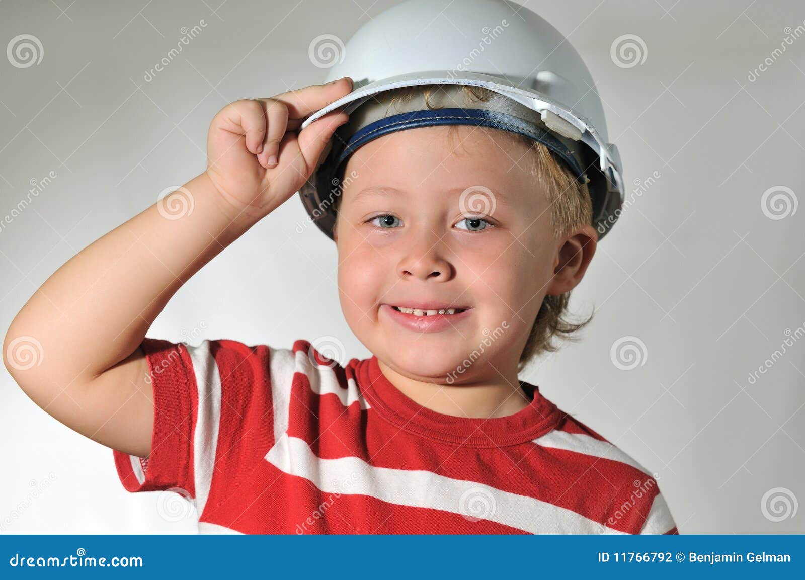 Boy with helmet stock photo. Image of cute, little, small 11766792