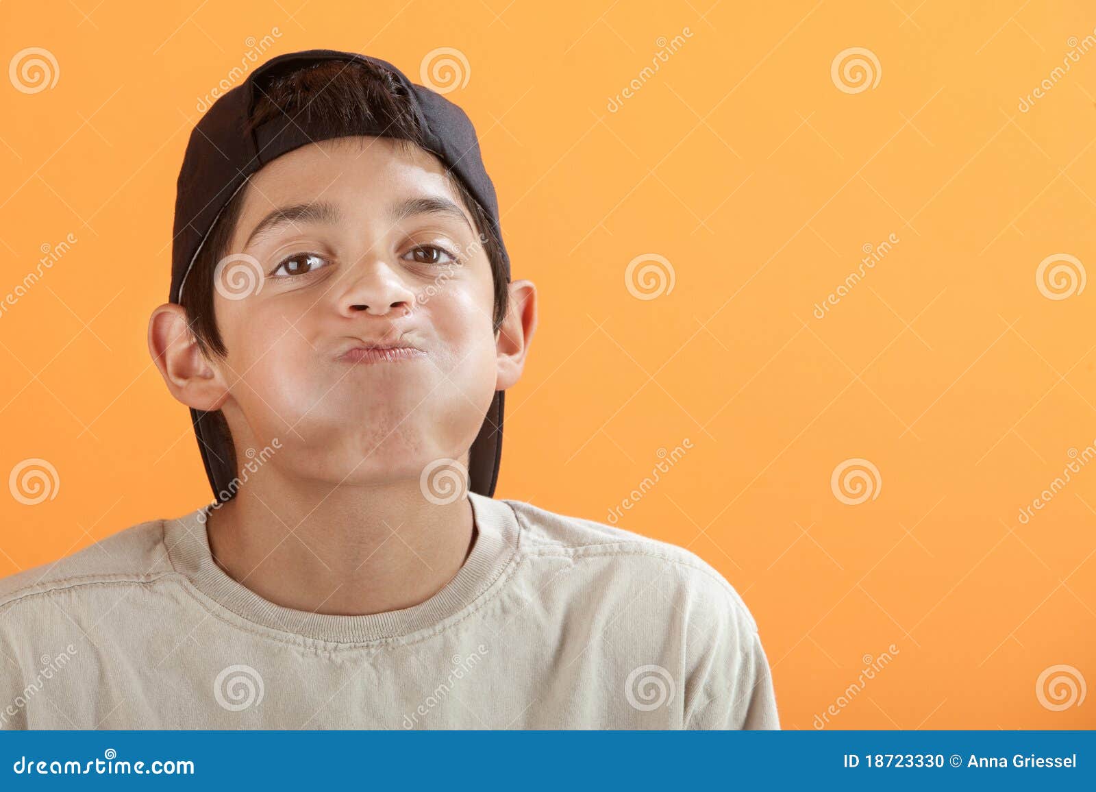 Boy Holding His Breath Stock Photo Image 18723330