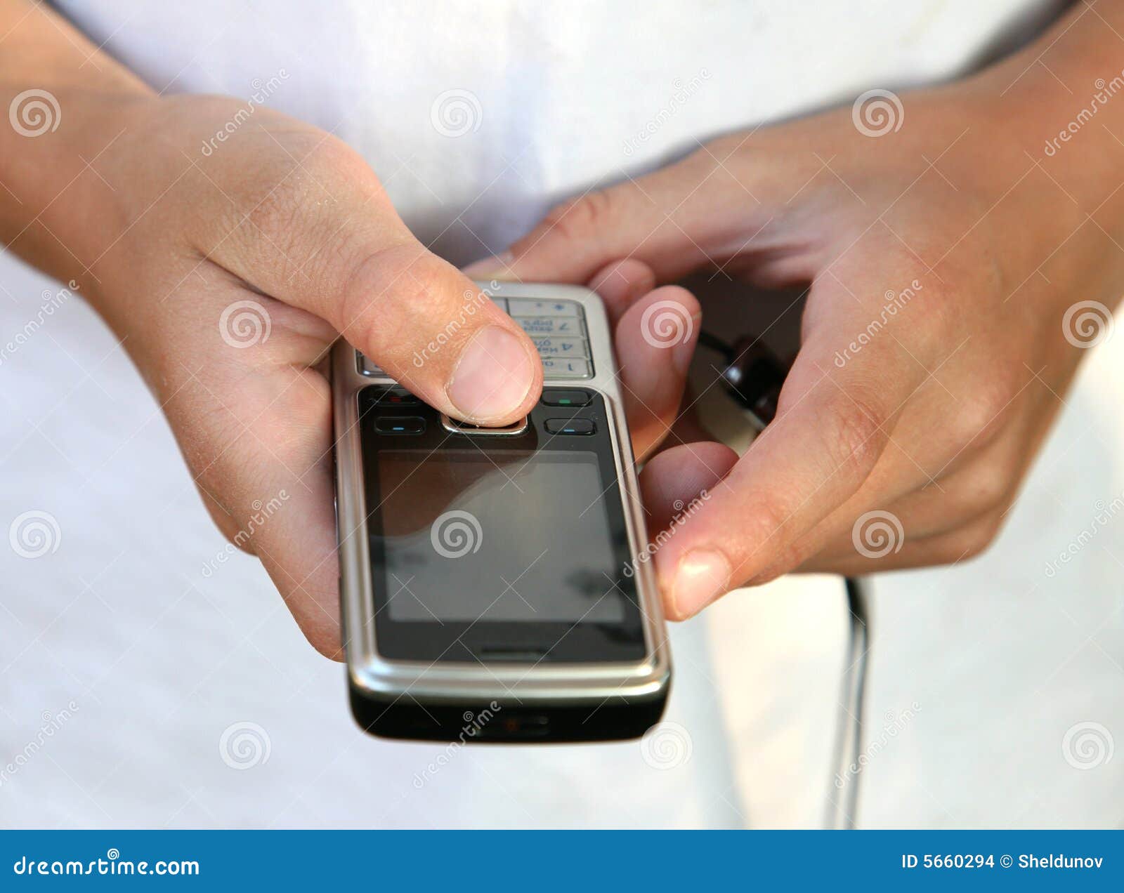 Boy holding phone stock photo. Image of mobile, navigation 5660294