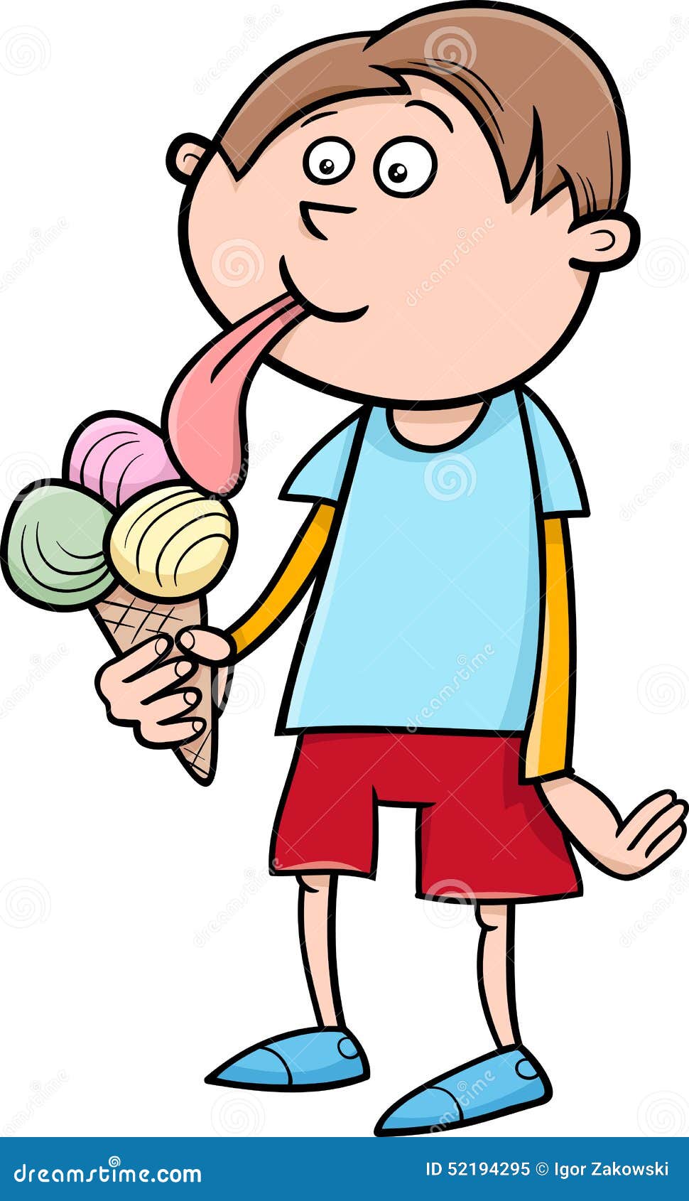 licking ice cream clipart - photo #7