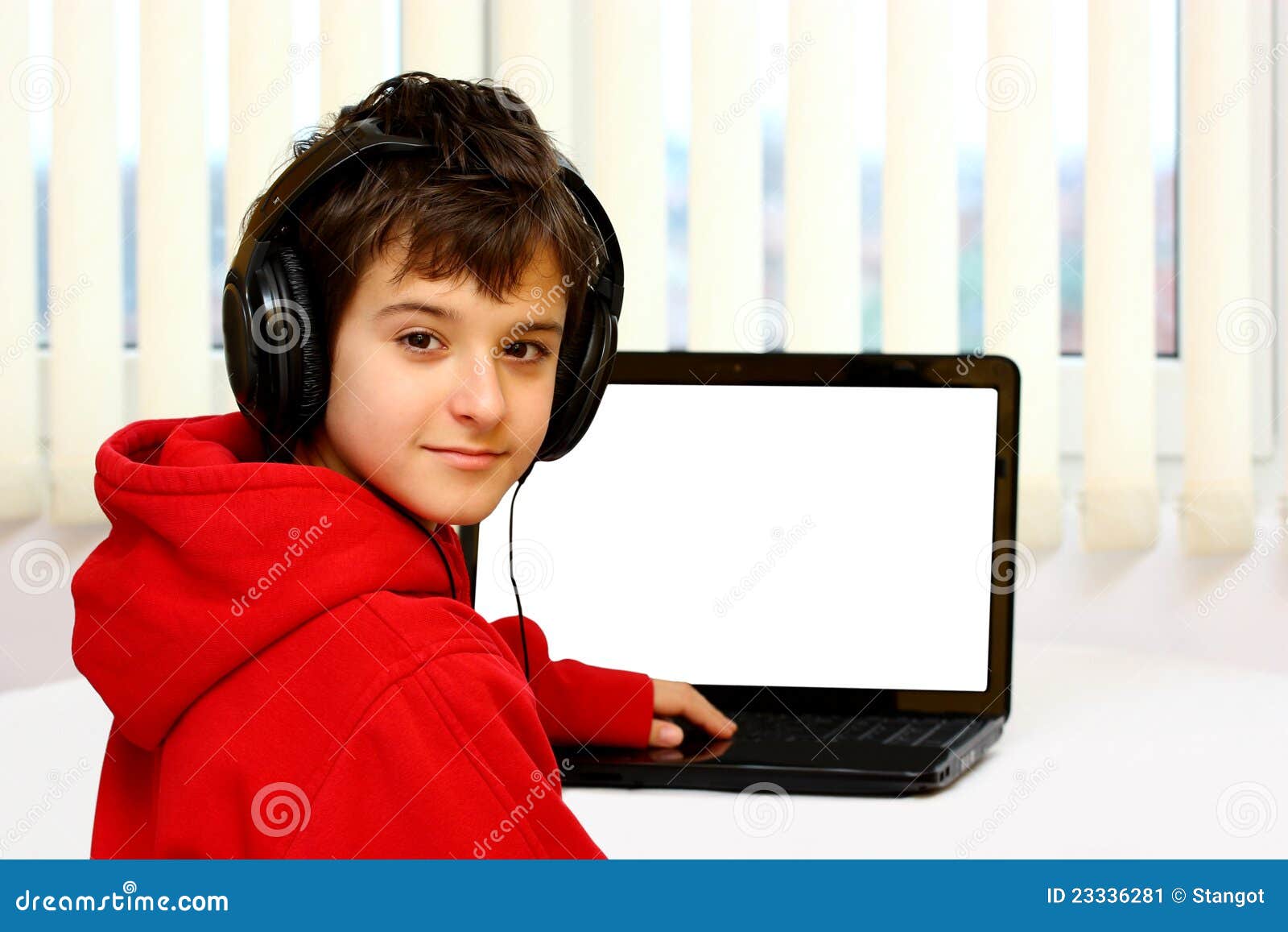 boy and laptop - computer