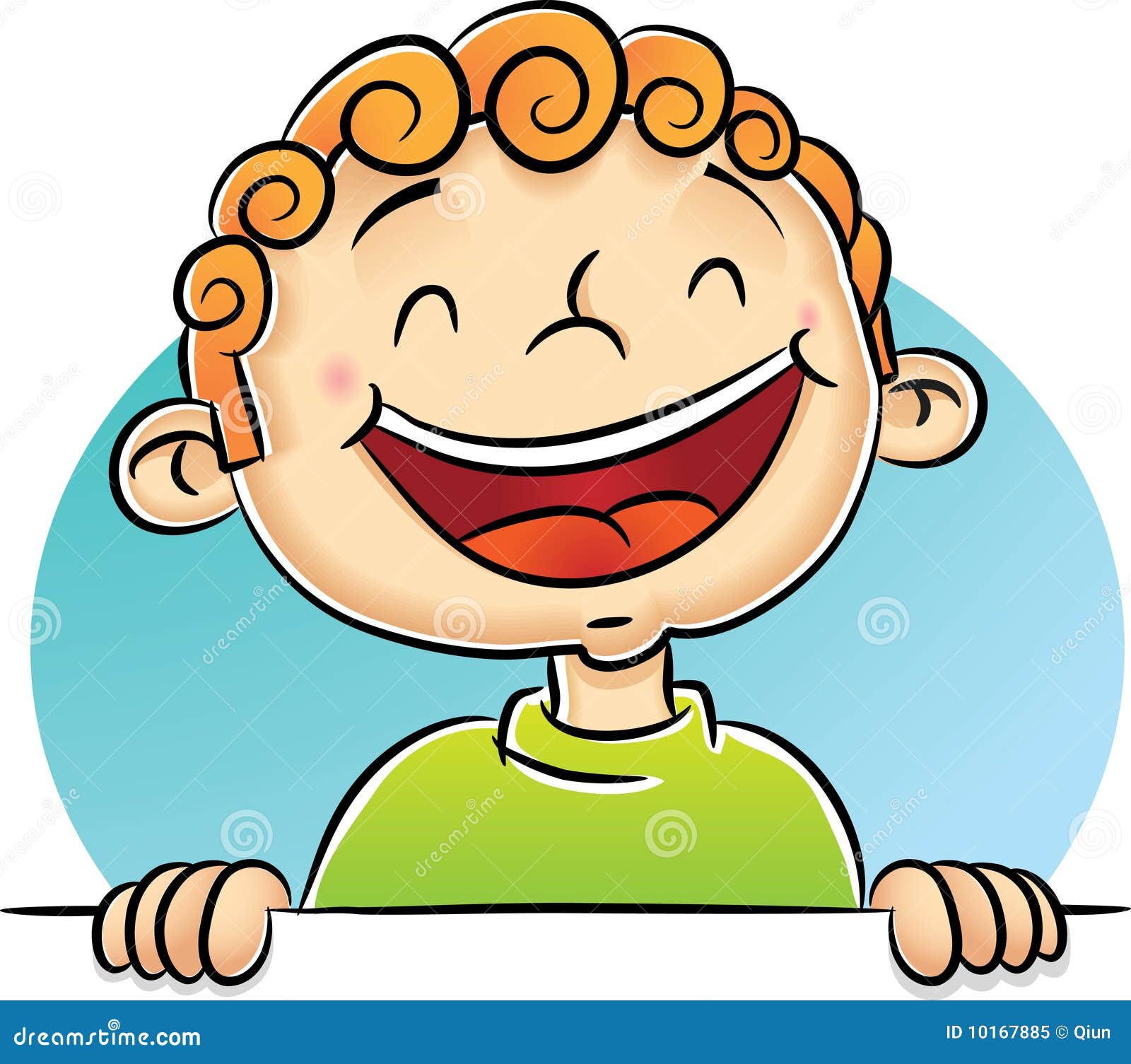 boy laughing