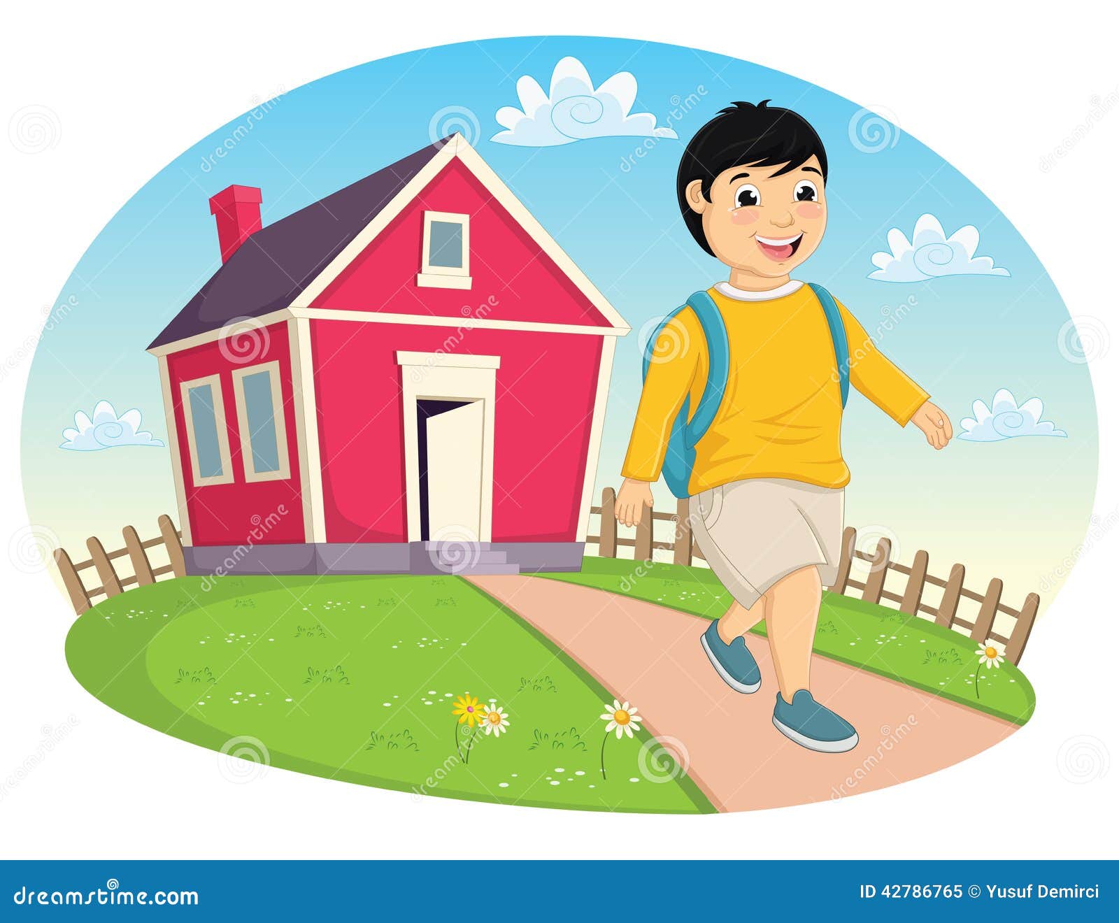 boy leaving home  