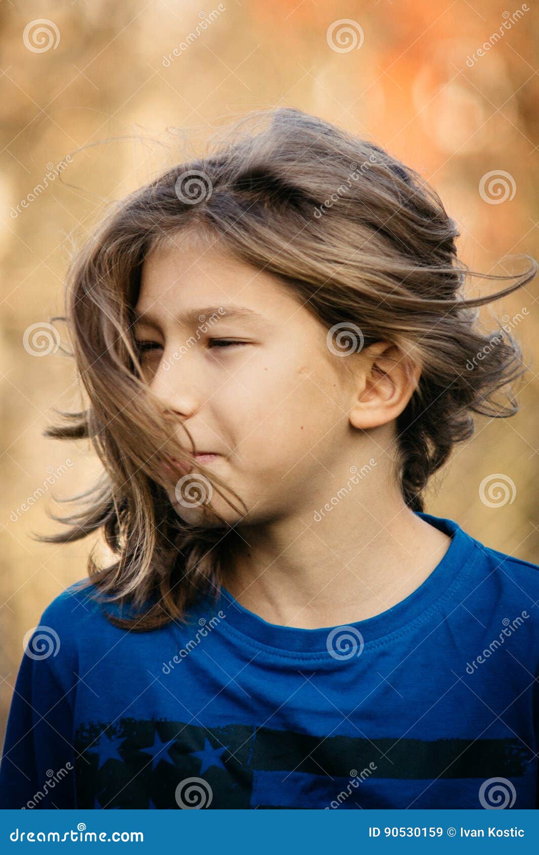 Teen Boy Long Hair