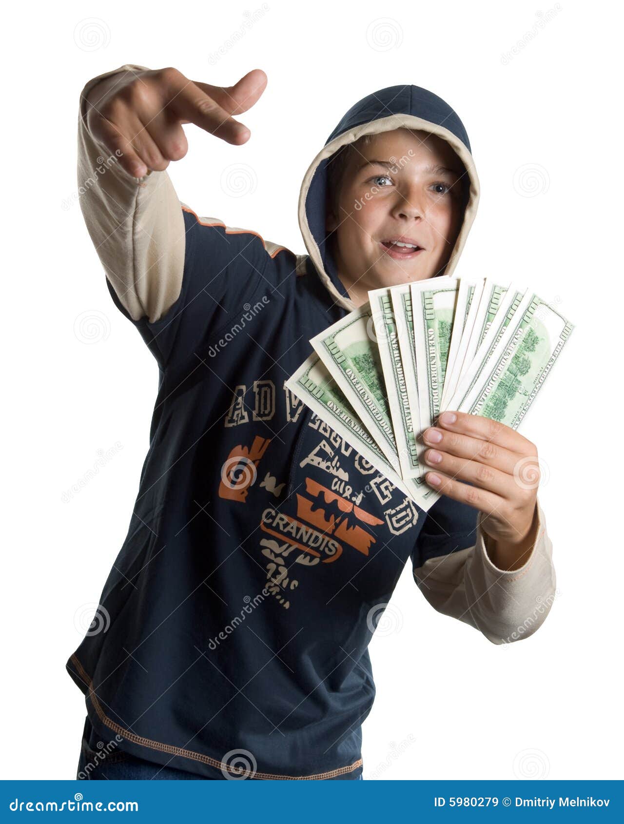 Boy with money stock image. Image of allowance, budget 5980279