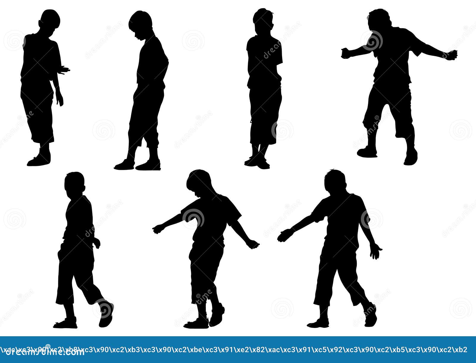 Boy in motion stock vector. Illustration of boys, dancing 10496533