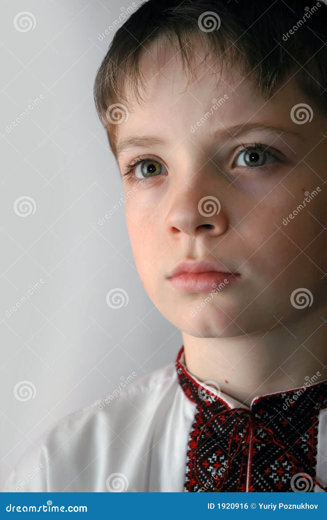 The Boy in National Ukrainian Clothes Stock Photo Image of