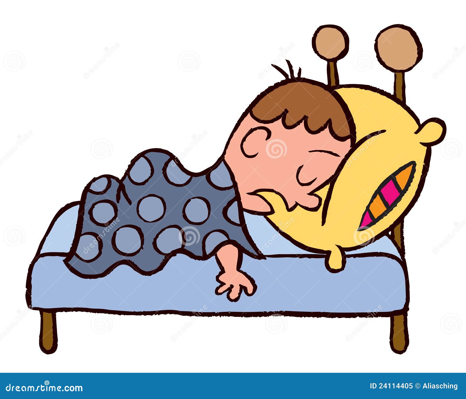 Boy Oversleep Royalty Free Stock Photo - Image: 24114405