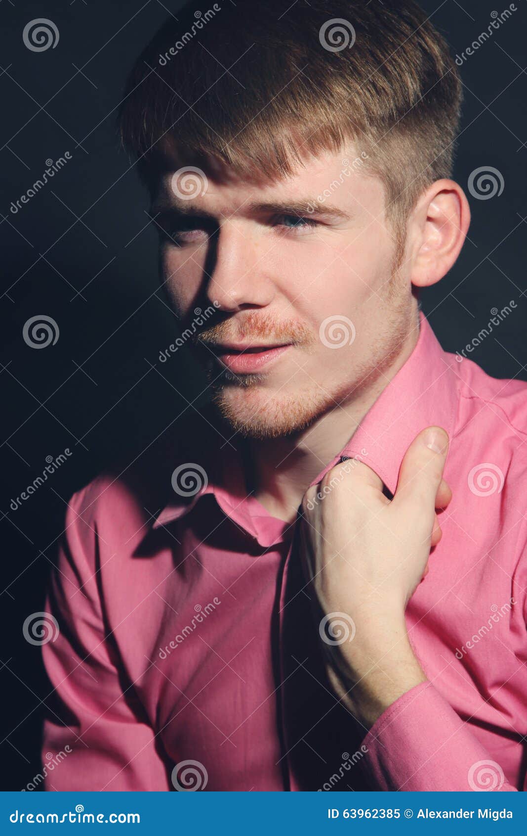 The boy in pink shirt stock image. Image of pink, background - 63962385