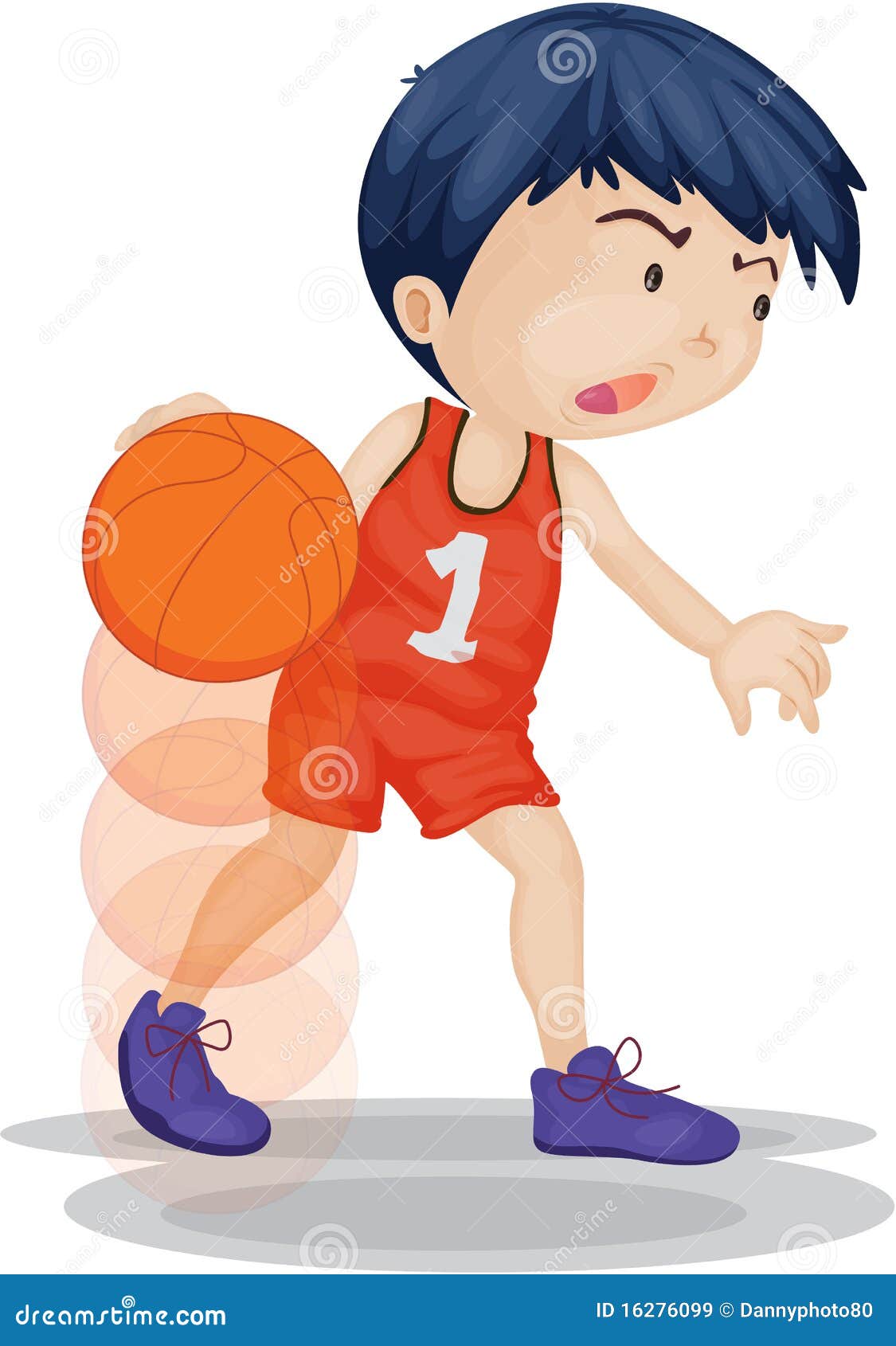 3D Man Playing Basketball RoyaltyFree Stock Image 8676202