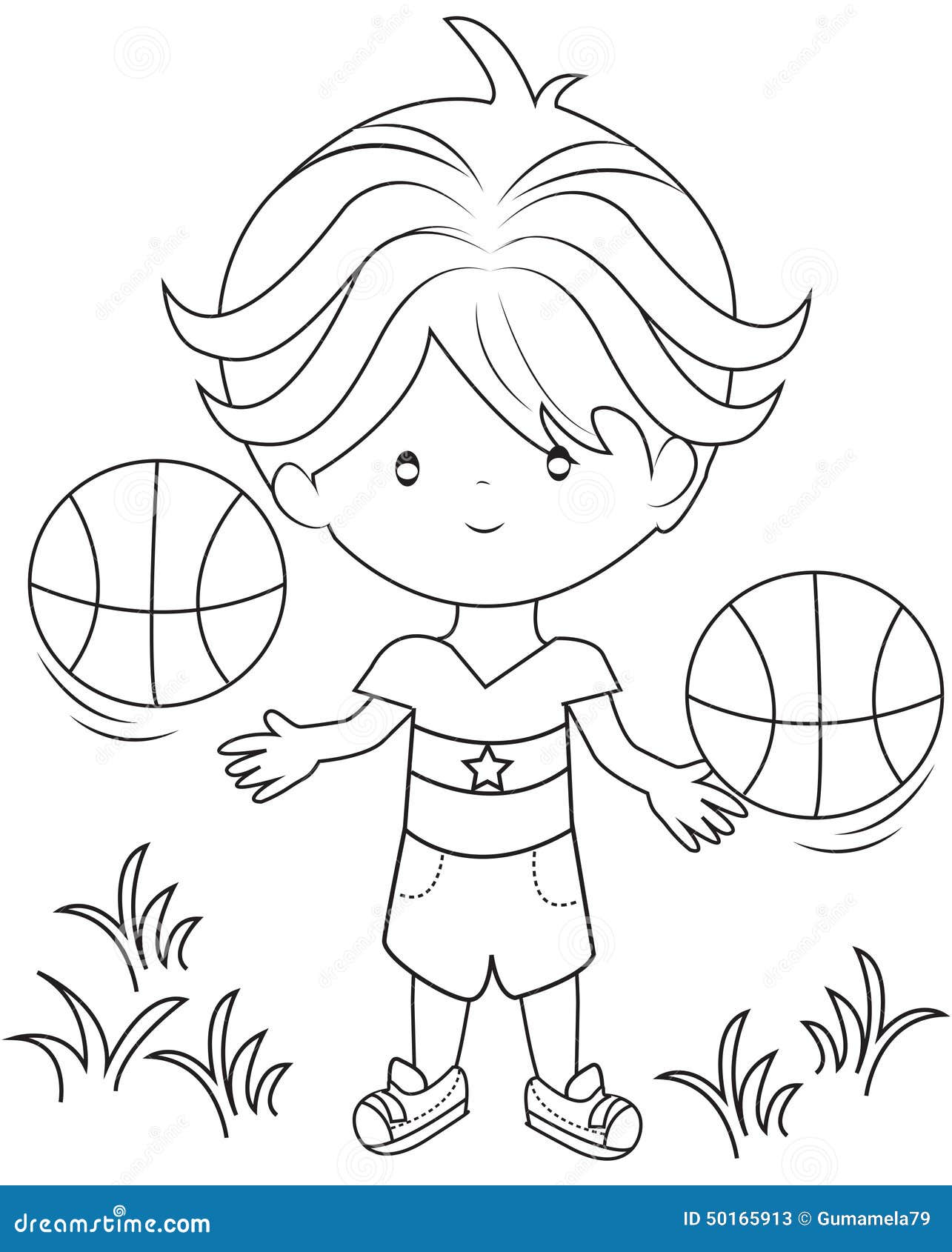 Basketball Clip Art - Get Coloring Pages