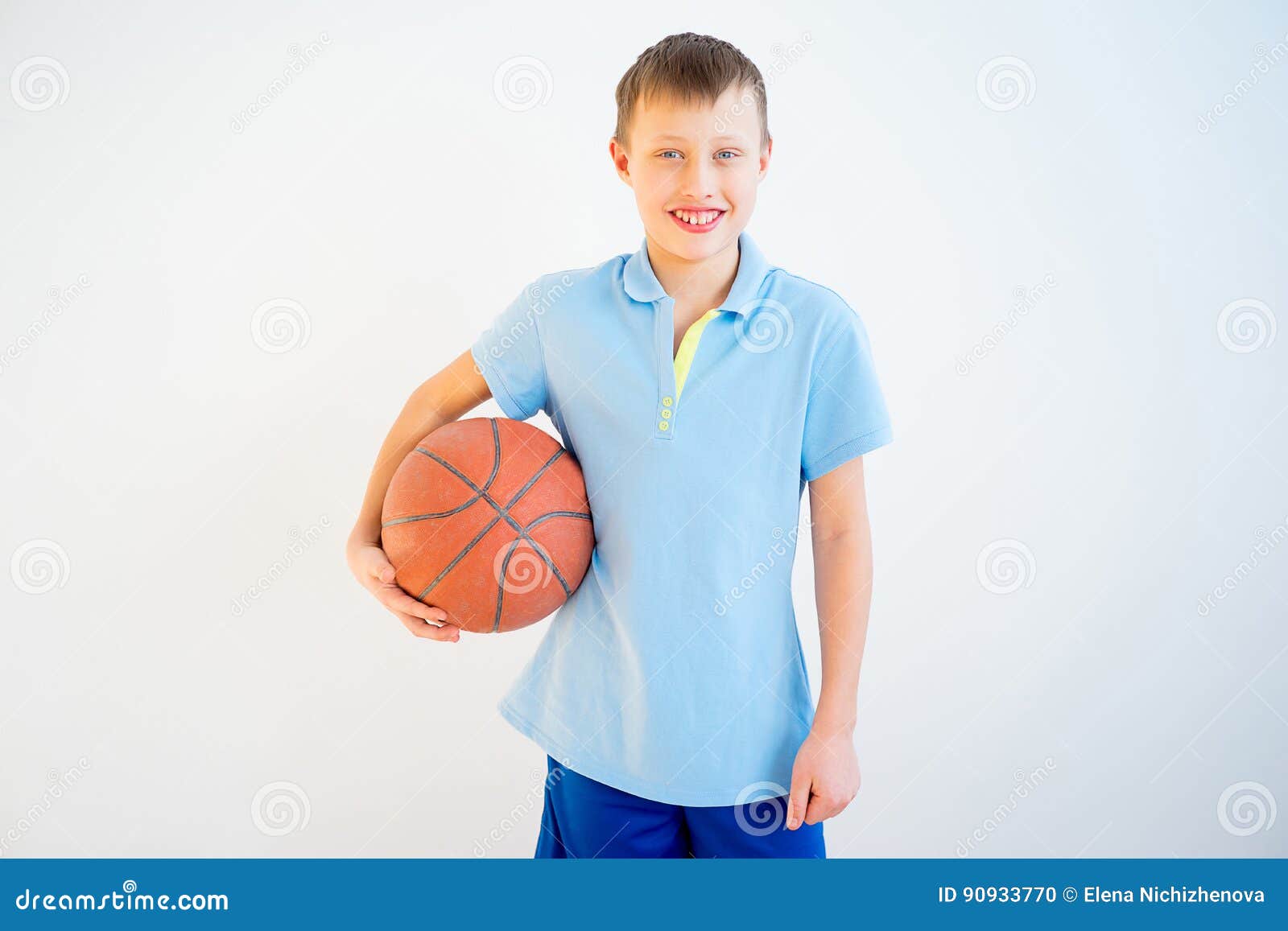 Boy playing basketball stock photo. Image of ball, exercise - 90933770