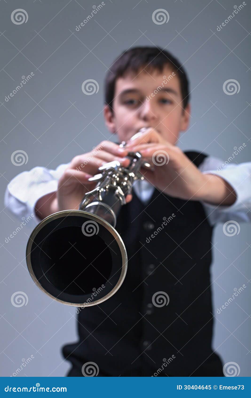 Boy Playing on the Stock Image Image of sound, club 30404645