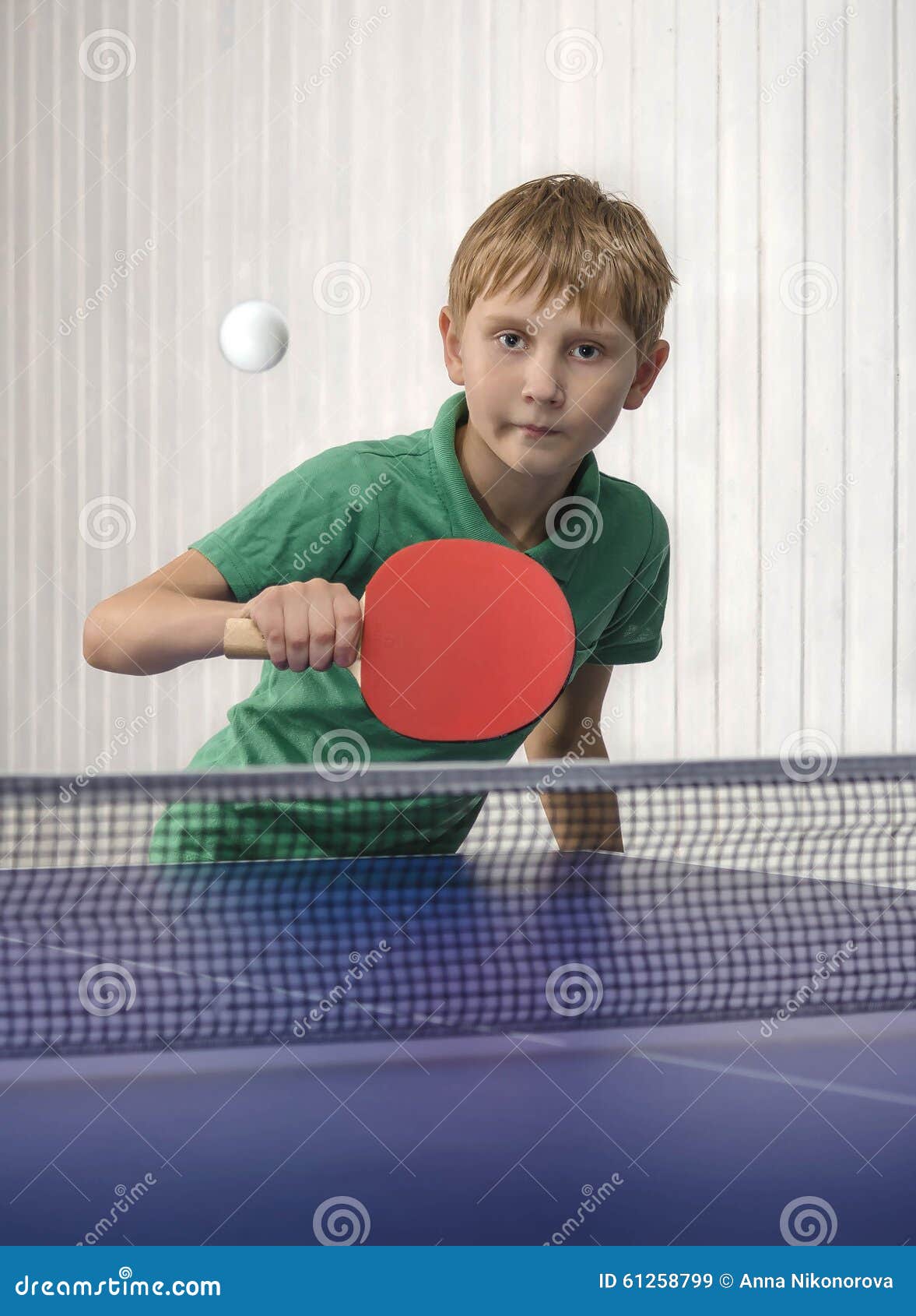 Boy playing table tennis stock image. Image of ping, lifestyle 61258799