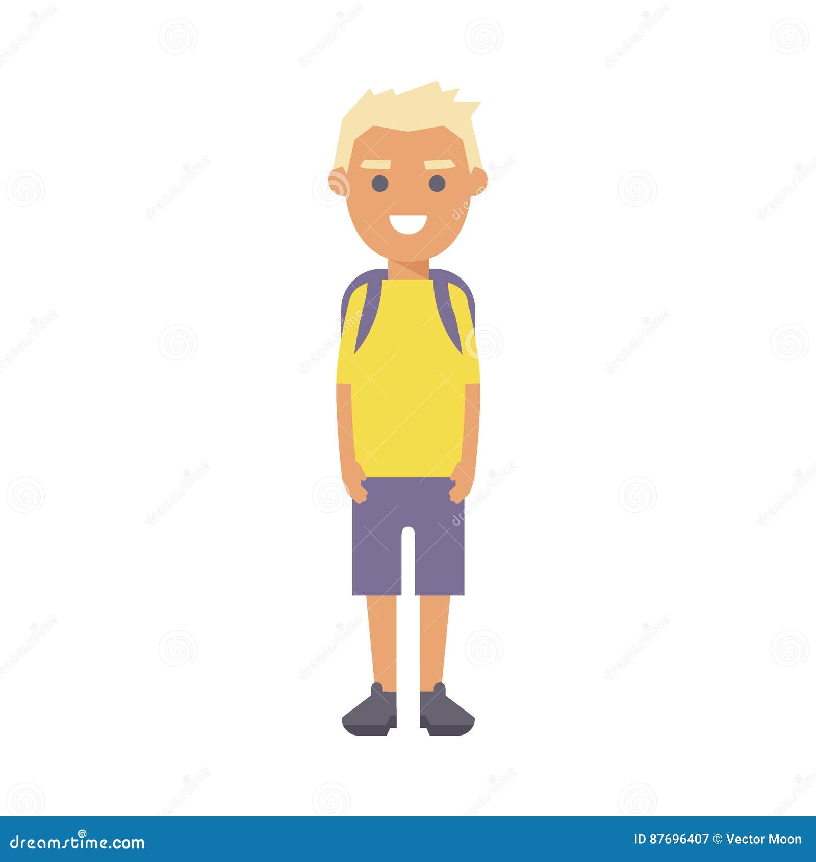 Boy Portrait Fun Happy Young Expression Cute Teenager Cartoon Character and  Happyness Little Kid Flat Human Cheerful Joy Stock Vector - Illustration of  cute, cartoon: 87696407
