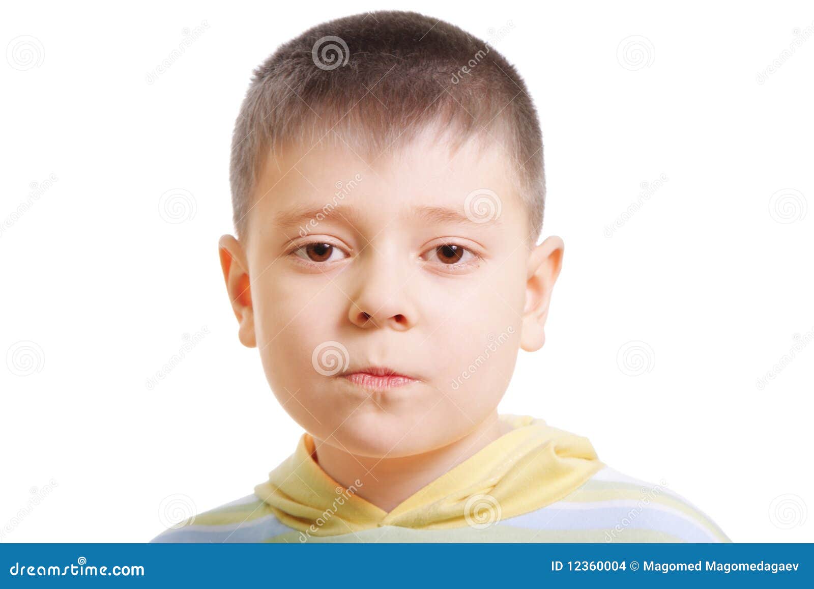 Boy Pursing Lips Stock Images Image 12360004