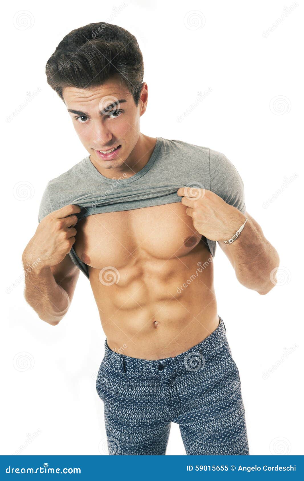 Ripped Muscles, six pack, chest T-shirt Teenage T-Shirt