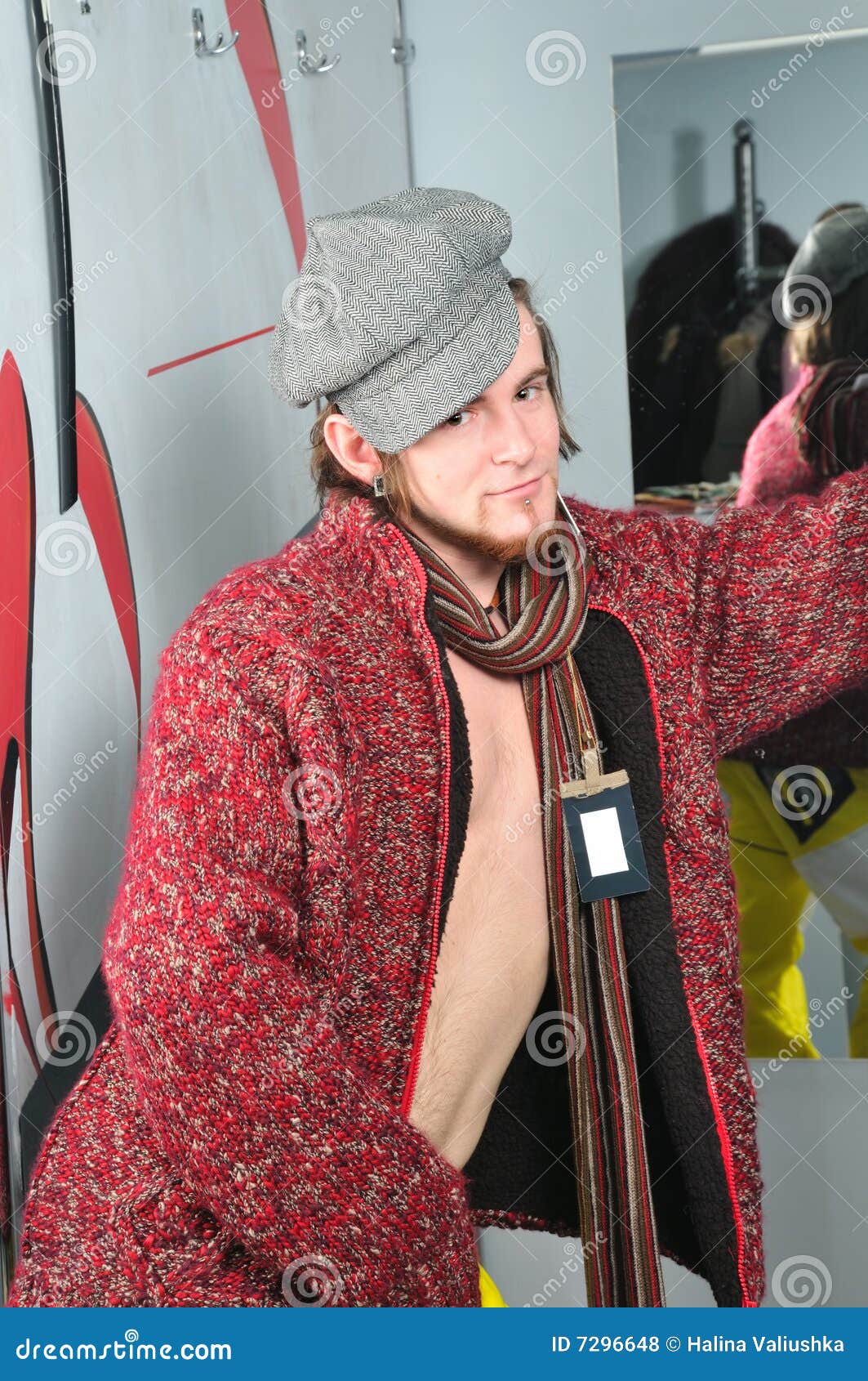 Boy in red jacket stock photo. Image of male, choice, lifestyle 7296648