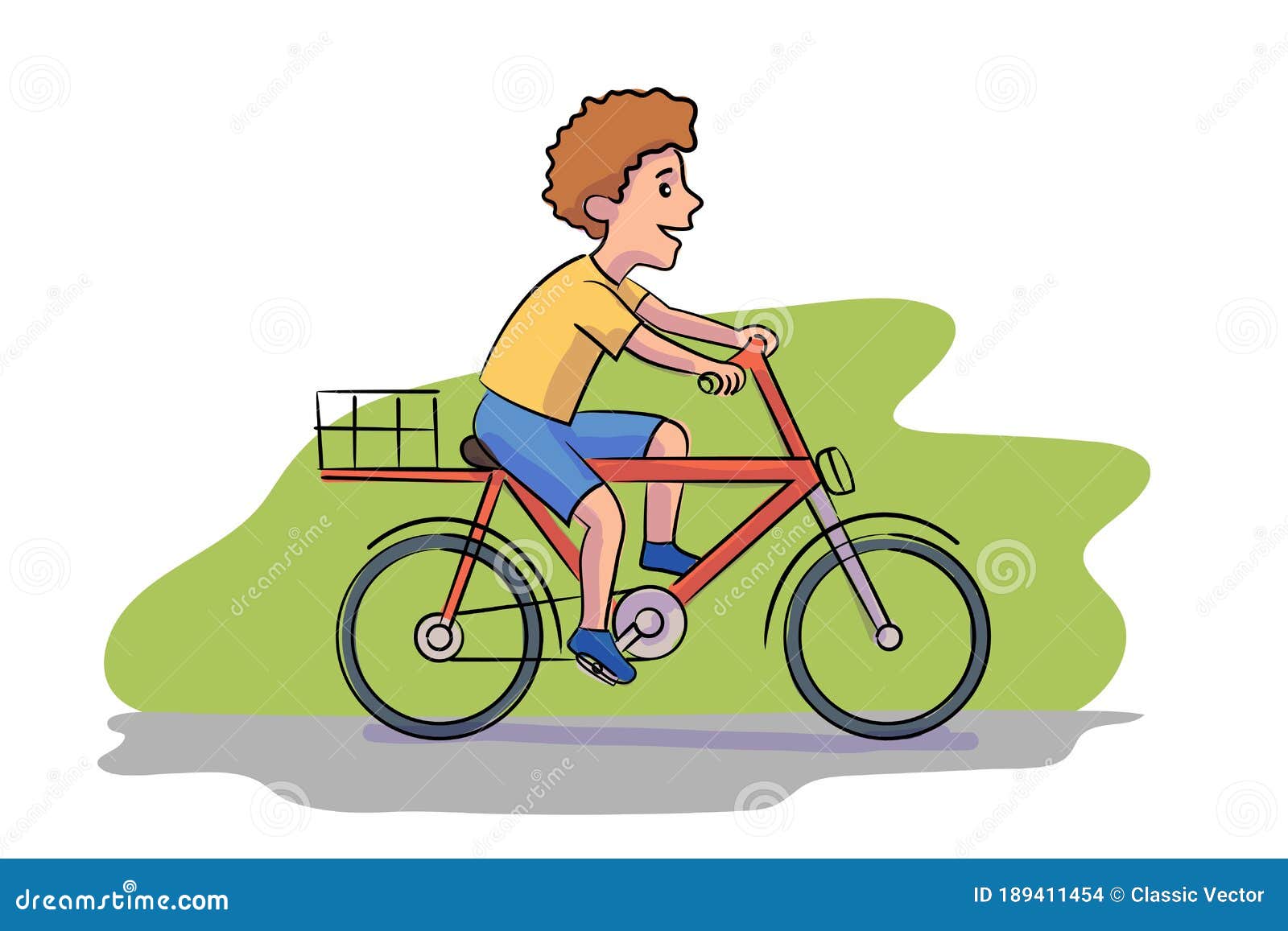 bike with child basket