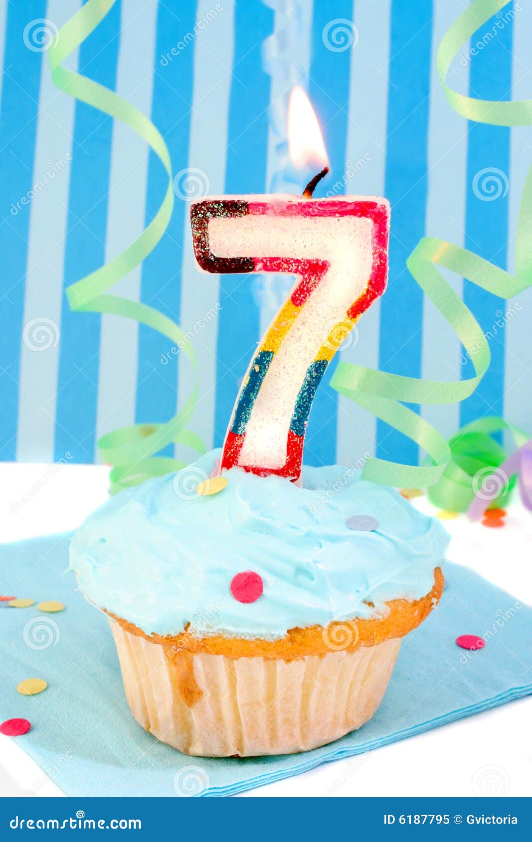 Boy's Seventh Birthday Royalty Free Stock Photo - Image: 6187795