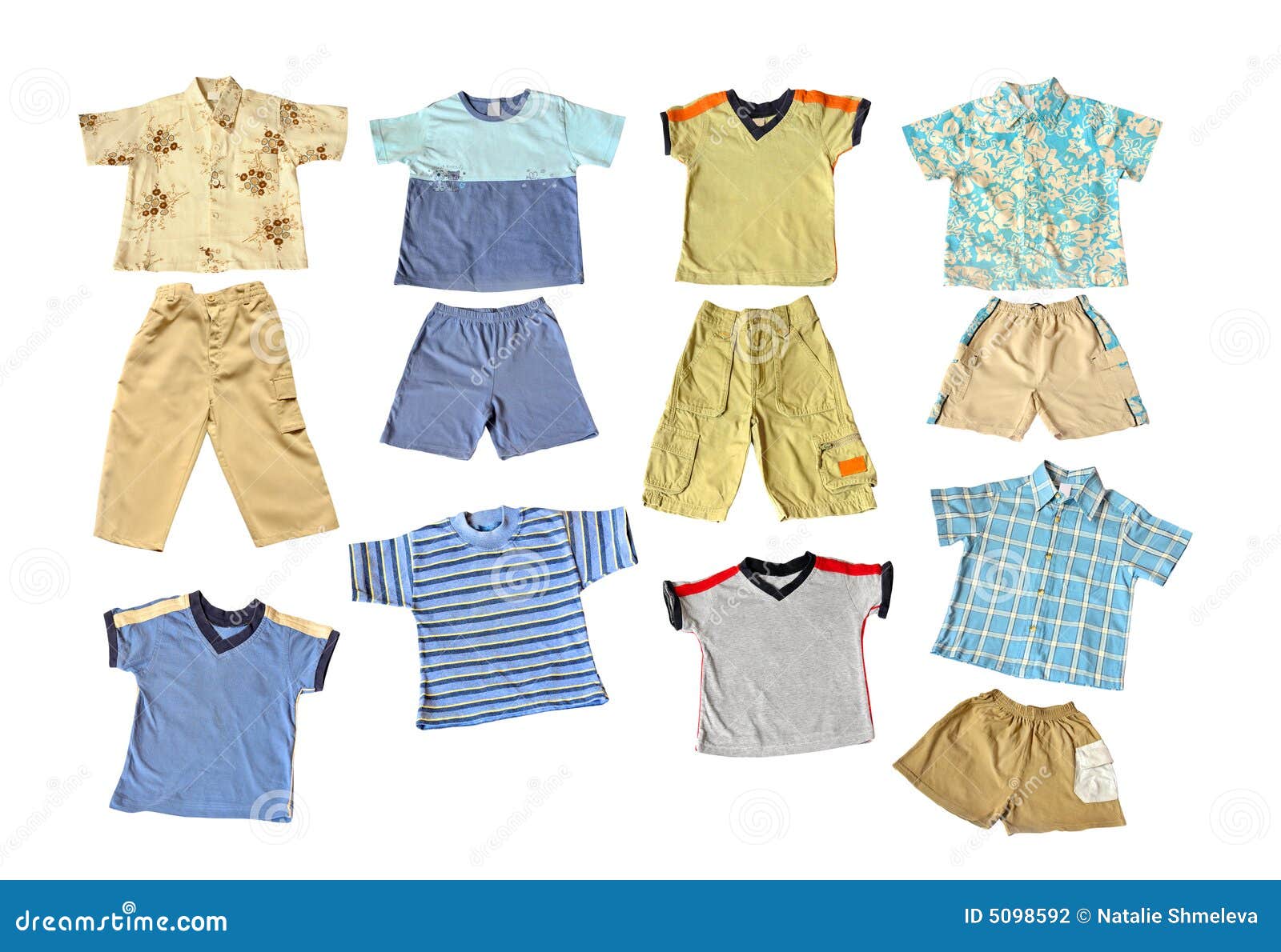 Boy S Summer Clothes Stock Photo Image Of Sport Pattern 5098592