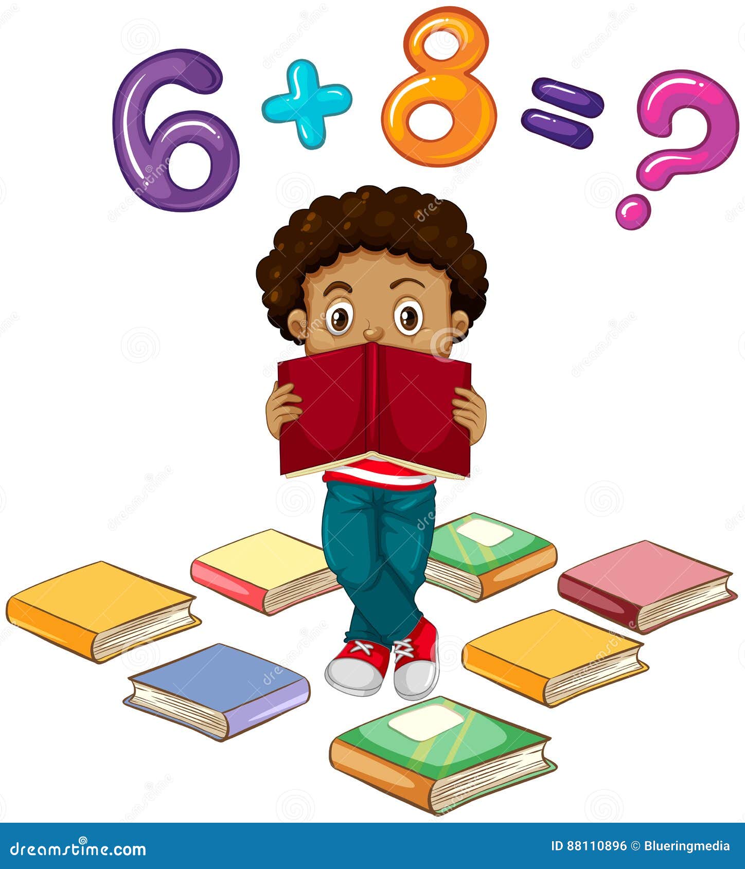 math problem solving clipart