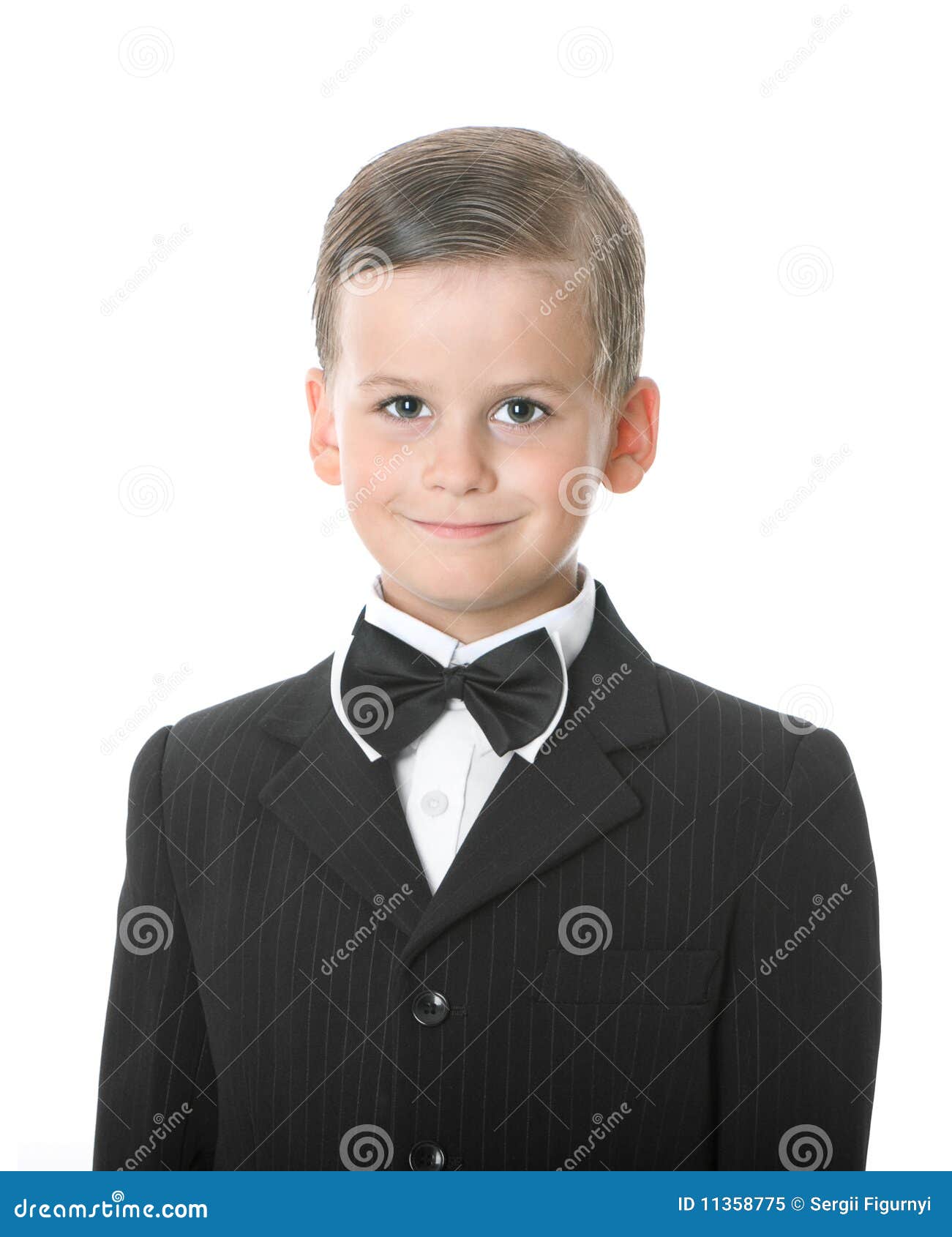 Boy in a suit smiles stock image. Image of looking, caucasian - 11358775