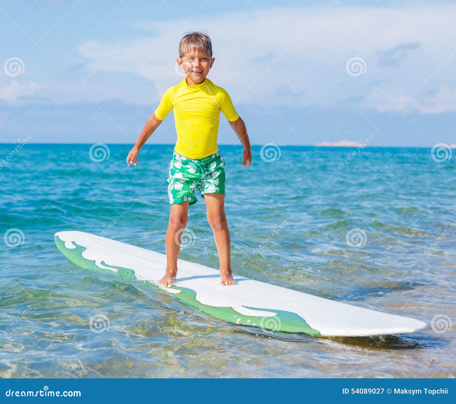 Boy with surf stock image. Image of person, joyful, happiness - 54089027