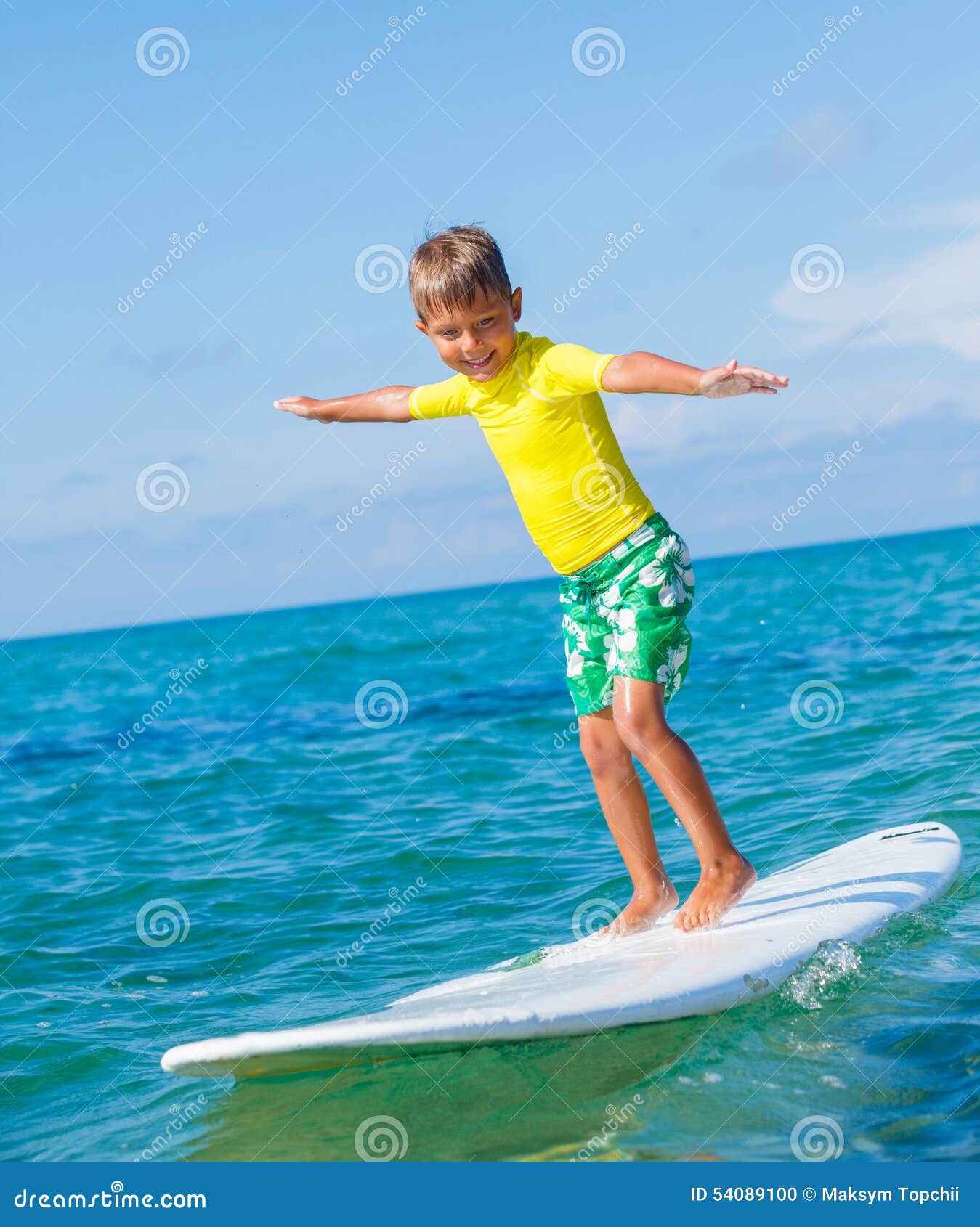 Boy with surf stock photo. Image of face, board, handsome - 54089100