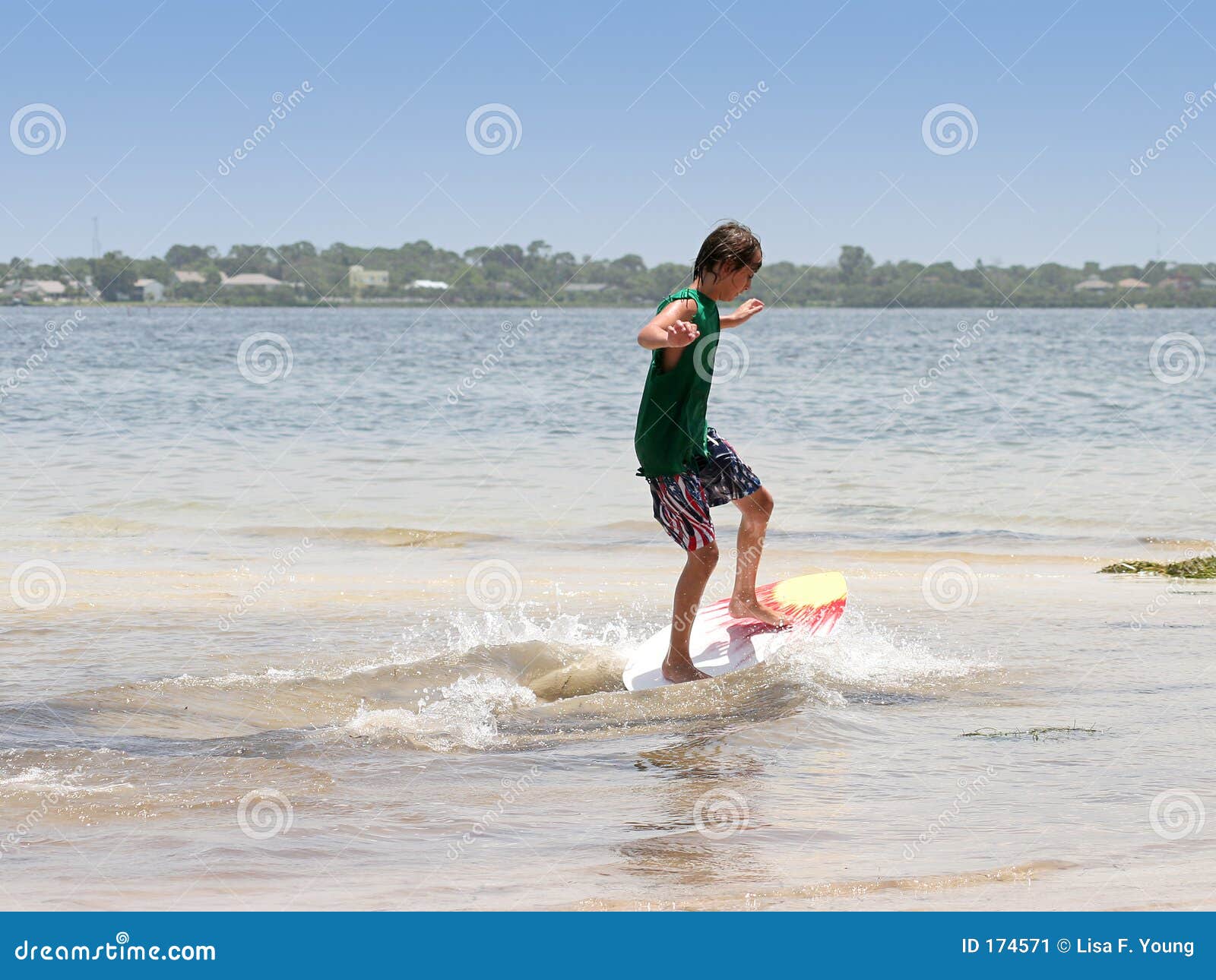 boy surfing