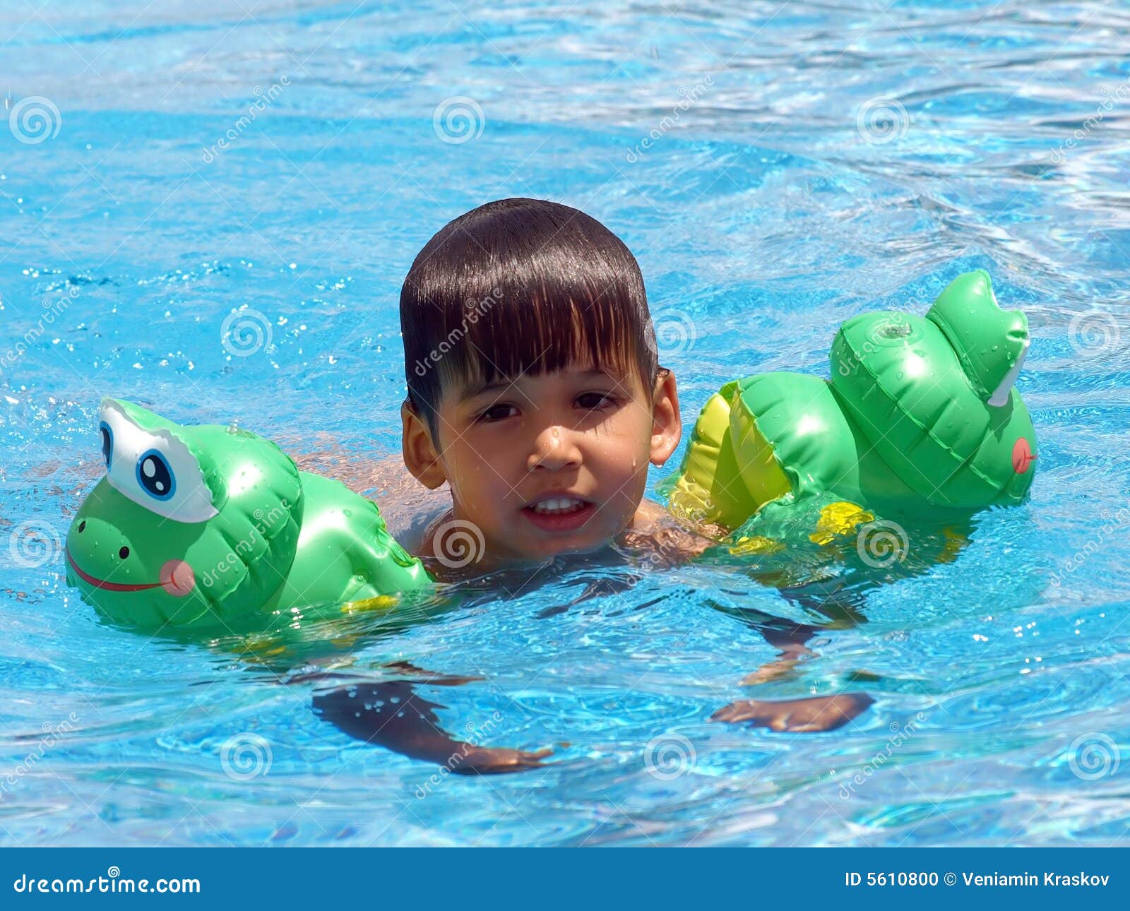 Boy swimming stock photo. Image of relaxation, baby, pool 5610800