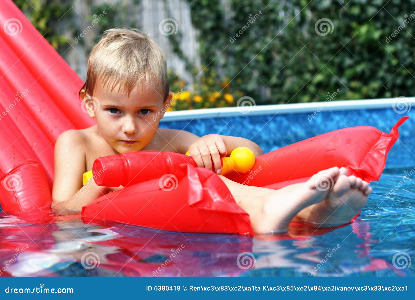 Boy In The Swimming Pool Picture. Image 6380418