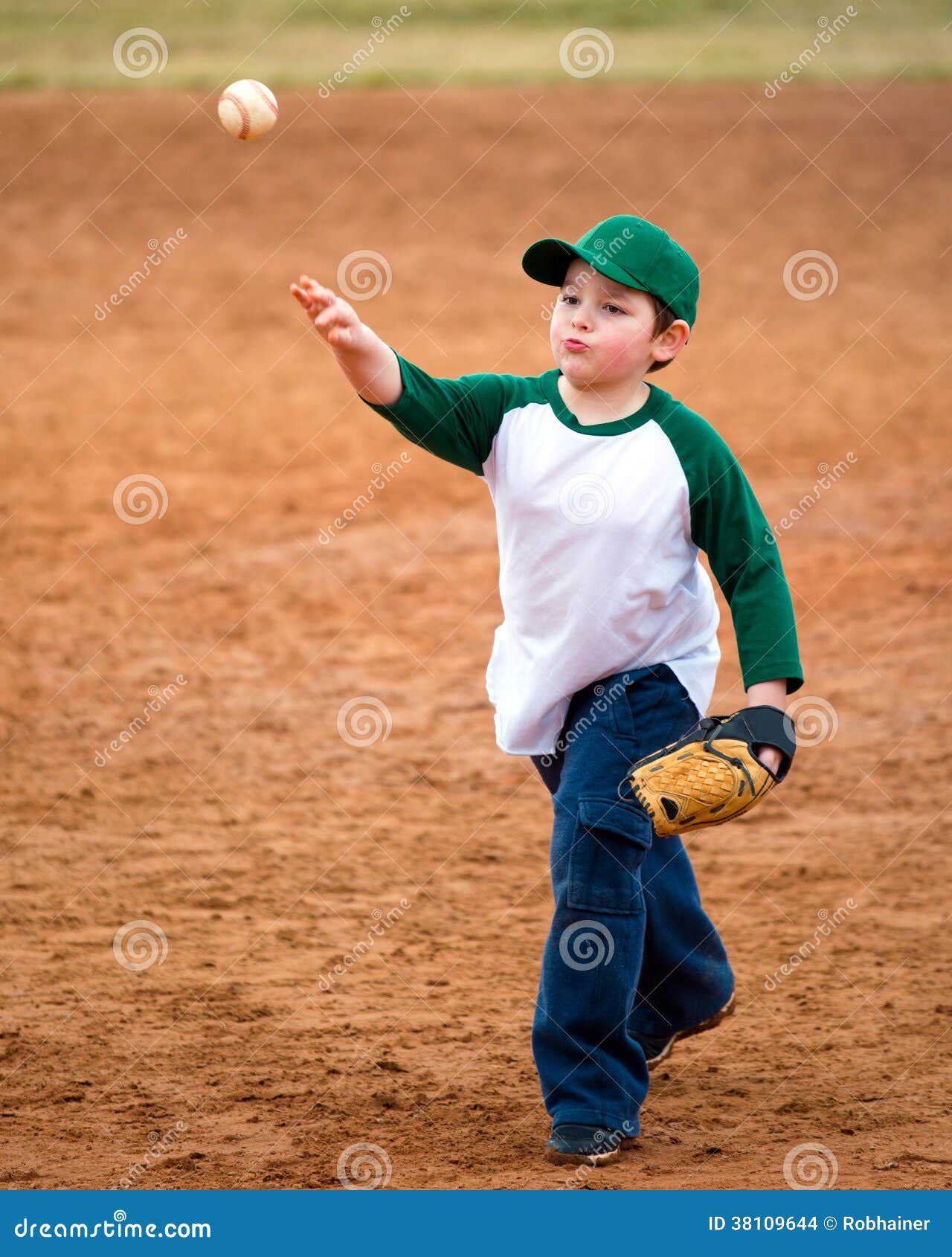 Boy throws baseball stock photo. Image of wearing, childrens 38109644
