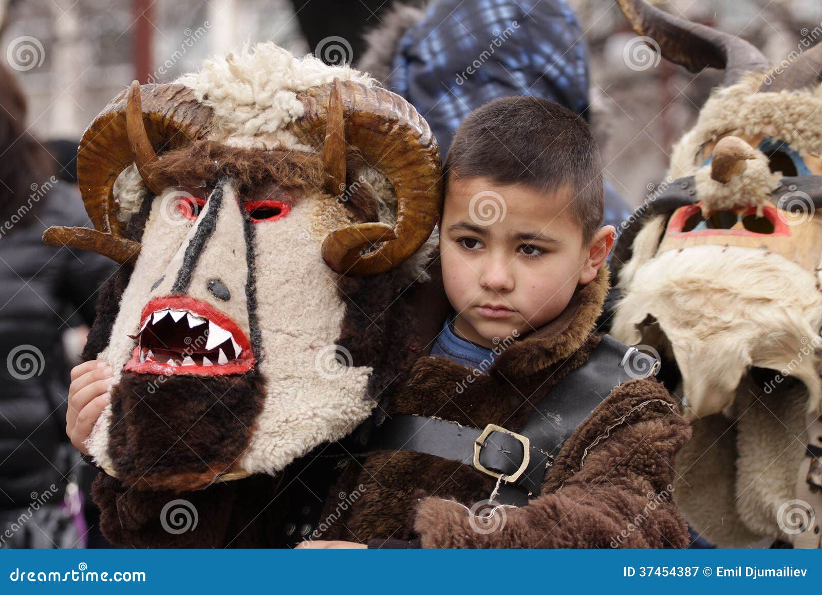 Boy in Traditional Masquerade Costume Editorial Photography - Image of ...