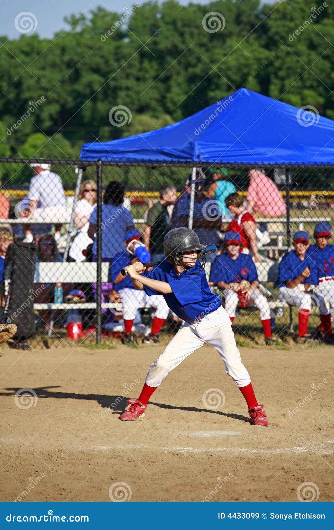 Boy Up To Bat stock image. Image of base, baseball, game 4433099