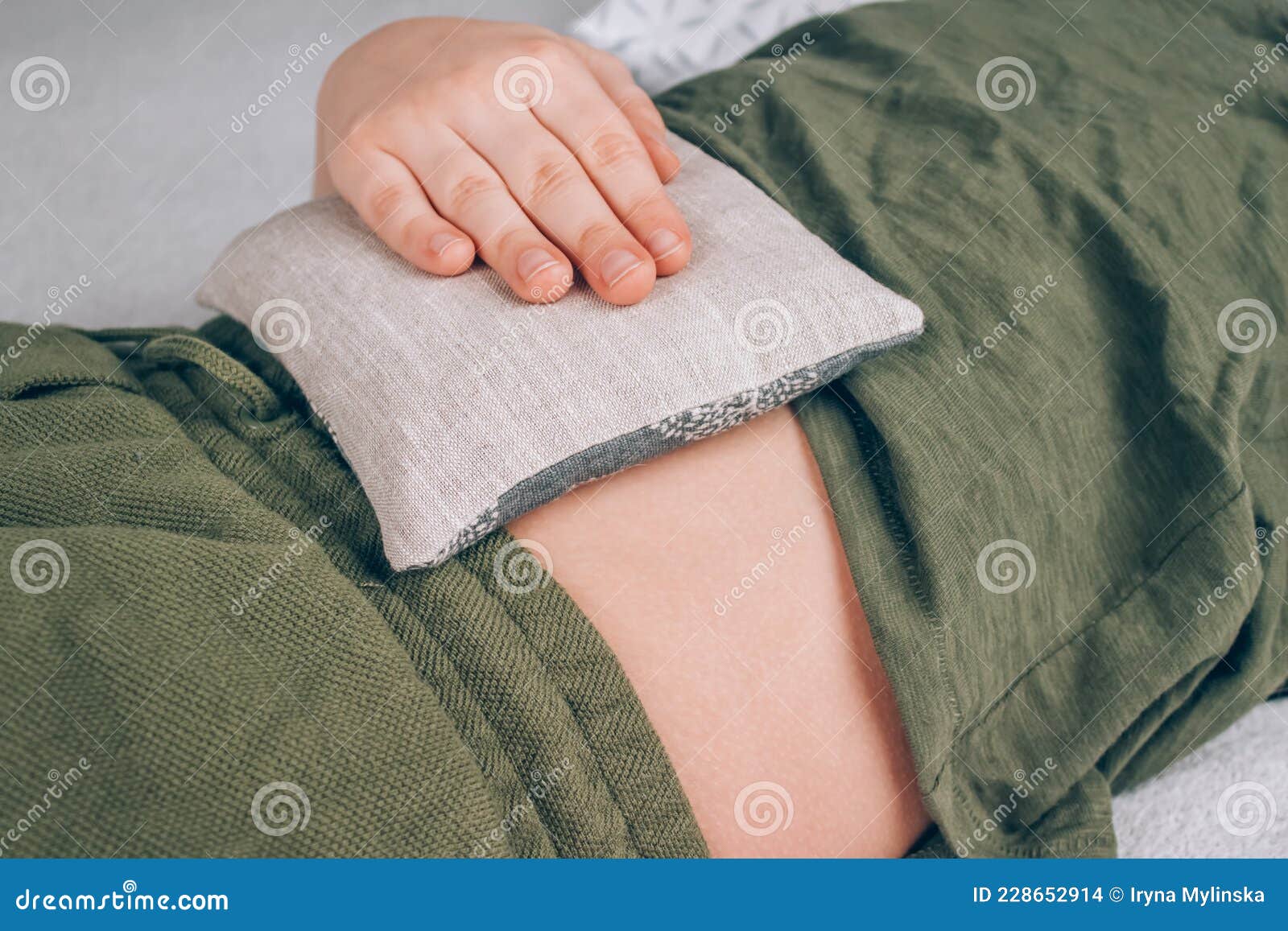 cherry stone thermal pillow