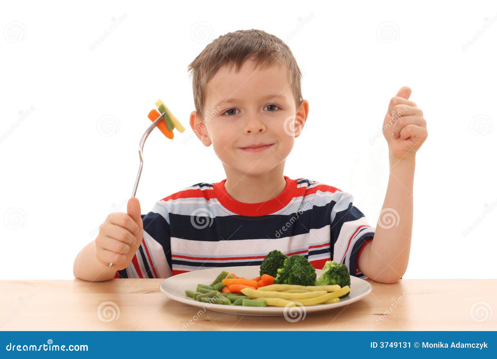 Boy and vegetables stock image. Image of hungry, diet 3749131