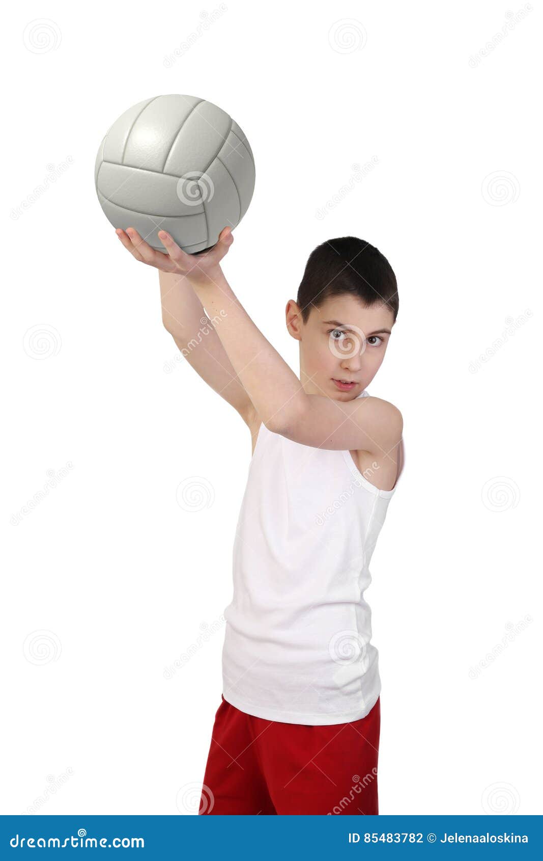 Boy volleyball player stock photo. Image of achievement - 85483782