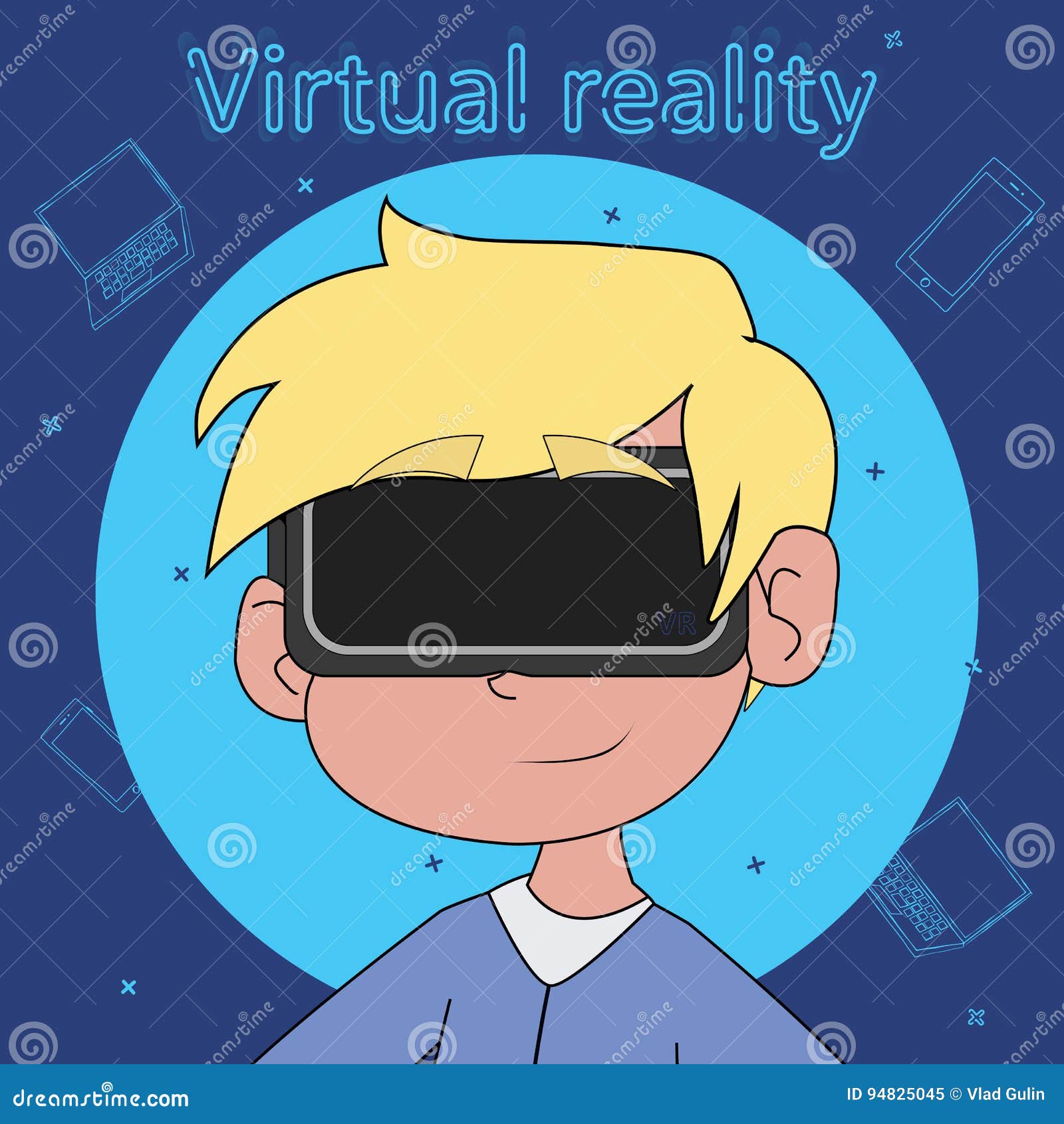 Boy with VR Headset. Virtual Reality for Education and Games Stock Illustration - Illustration of gadget, astronomy: 94825045 Boy with VR Headset. Virtual Reality for Education and Games Stock Illustration - Illustration of gadget, astronomy: 94825045